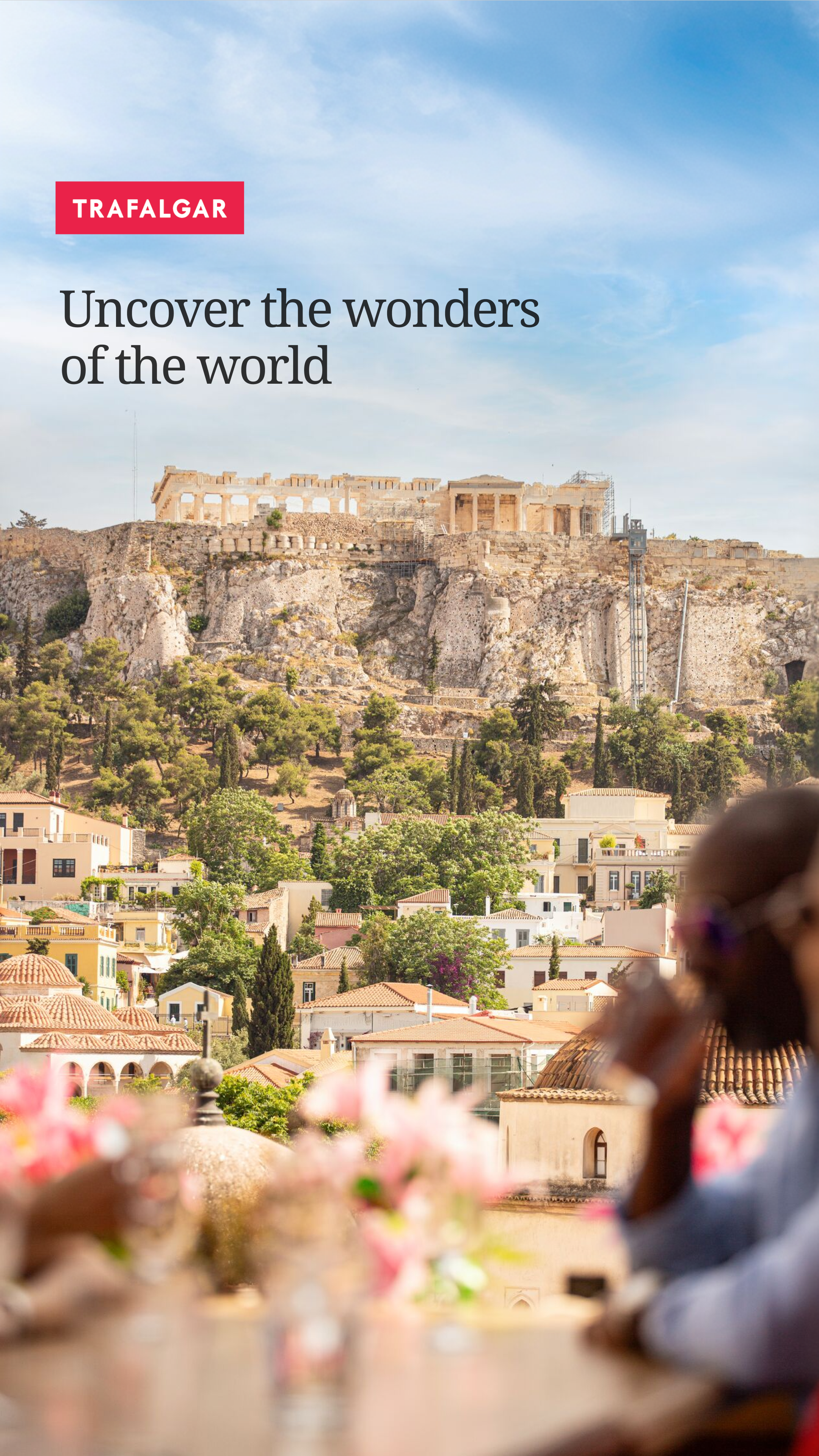Trafalgar Travel Facebook ad