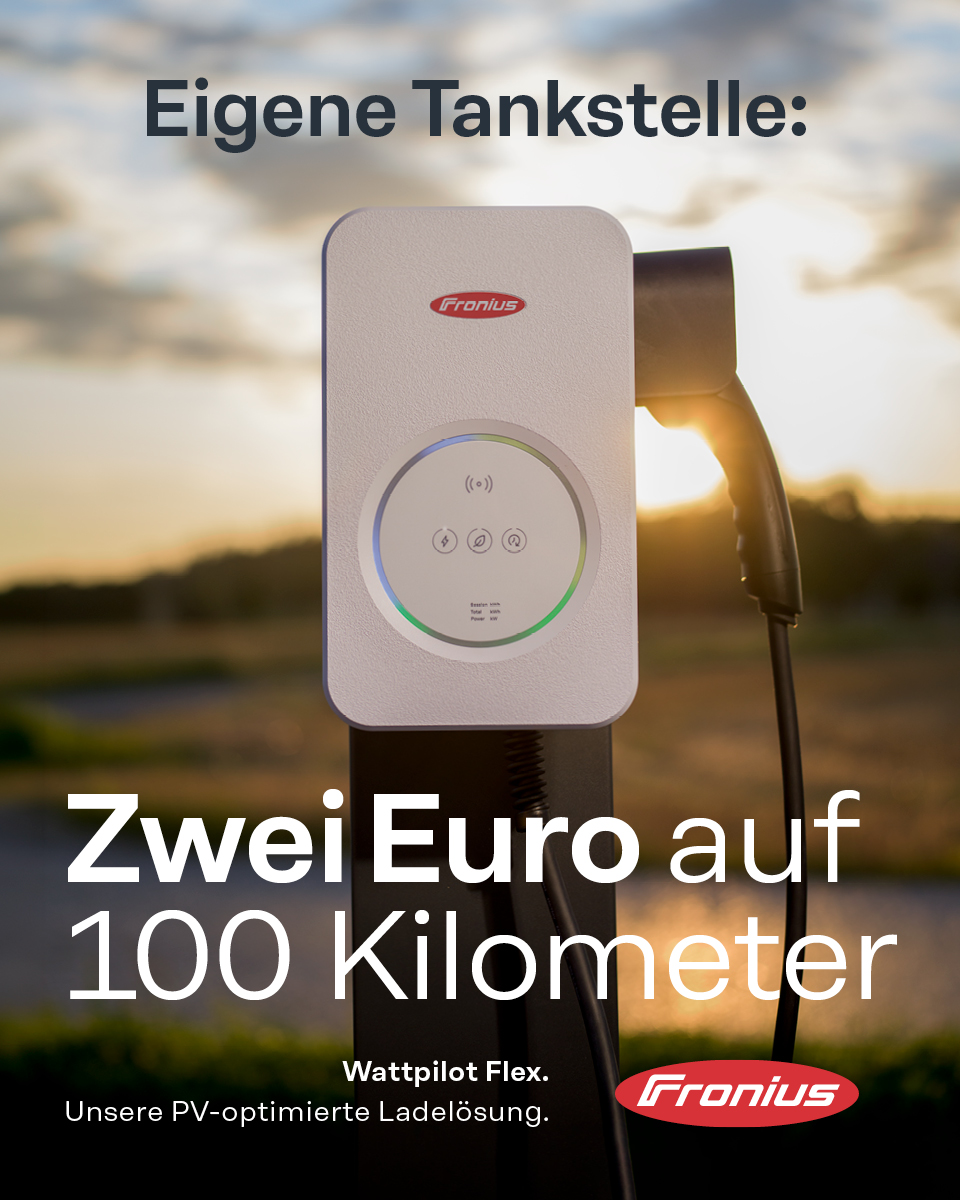 Fronius Solar & Energy Facebook ad: Fronius Wattpilot Flex - unsere PV-optimierte Ladelösung