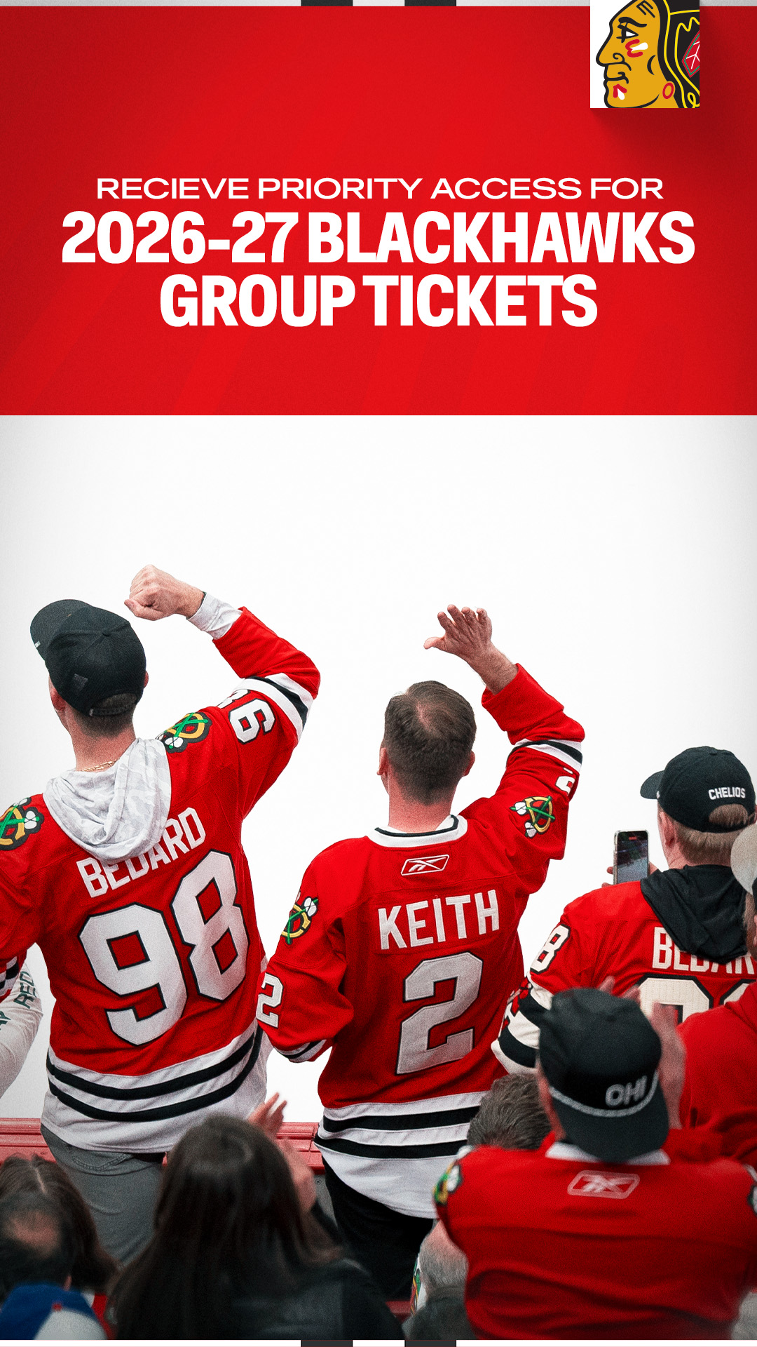Chicago Blackhawks Facebook ad