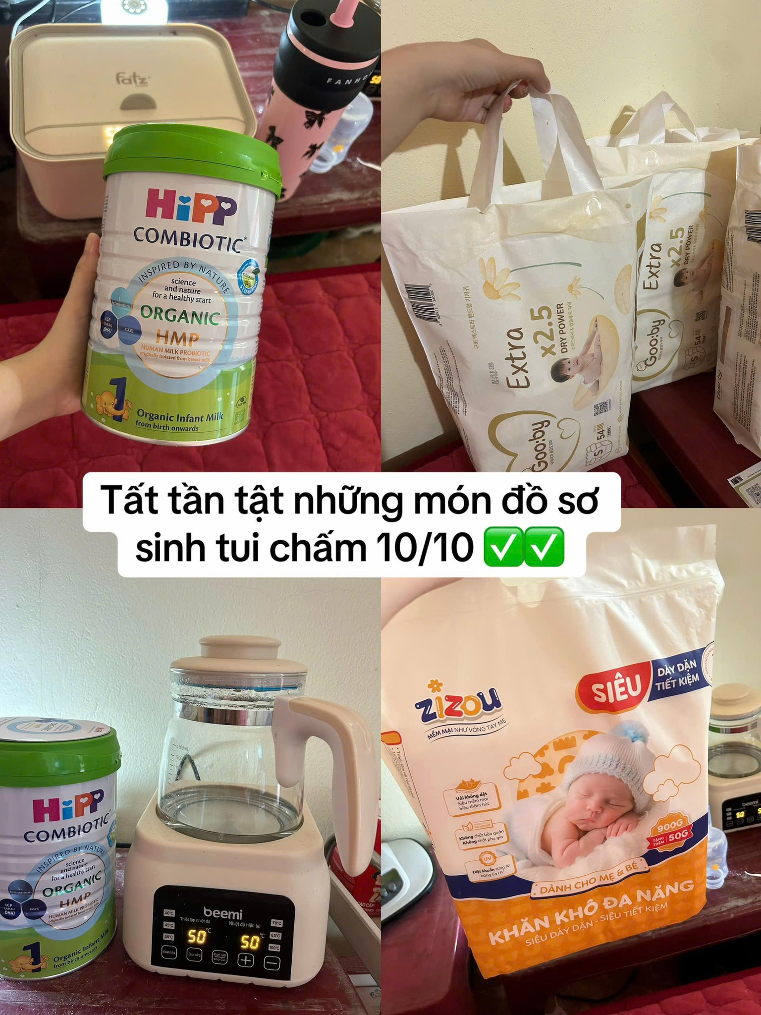 Mẹ Bỉm Thông Thái Facebook ad: Tất tần tật những món đồ SƠ SINH…