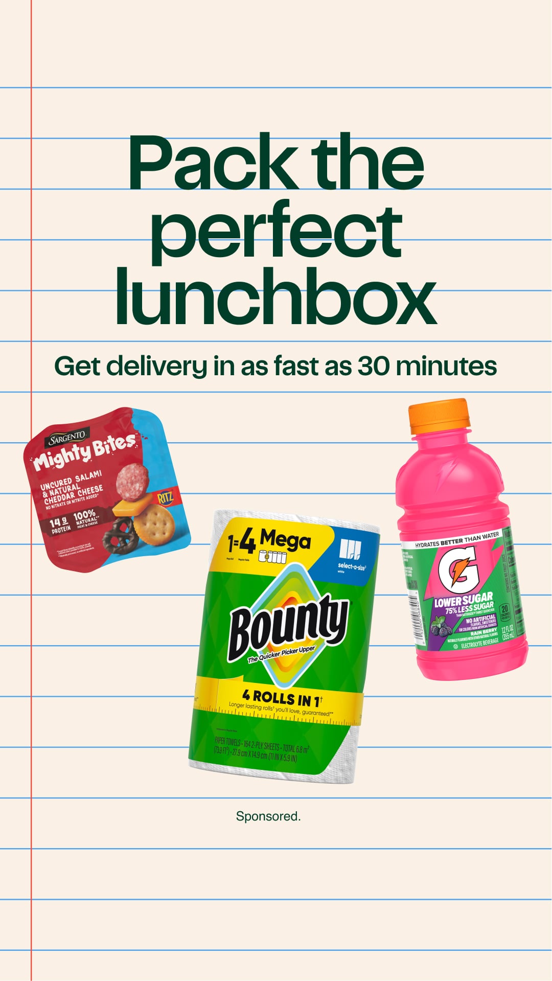 Instacart Facebook ad