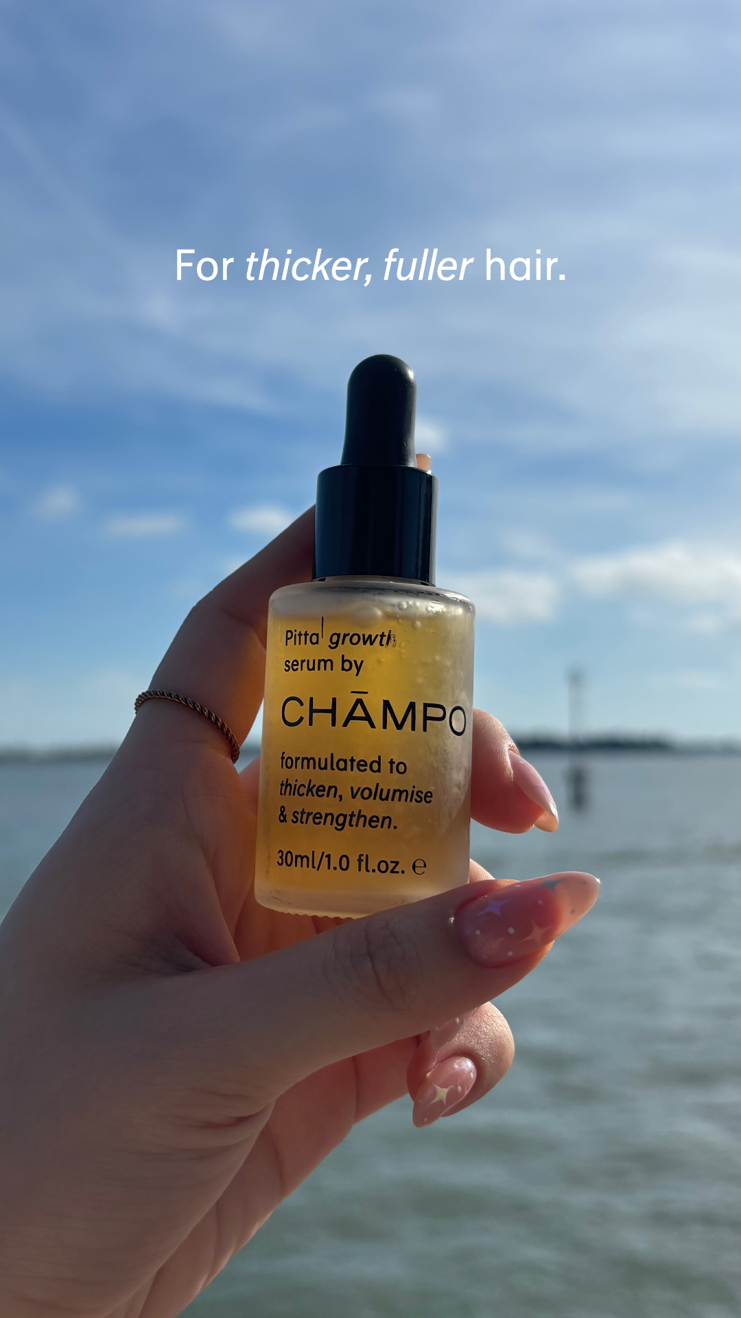 Chāmpo Haircare Facebook ad