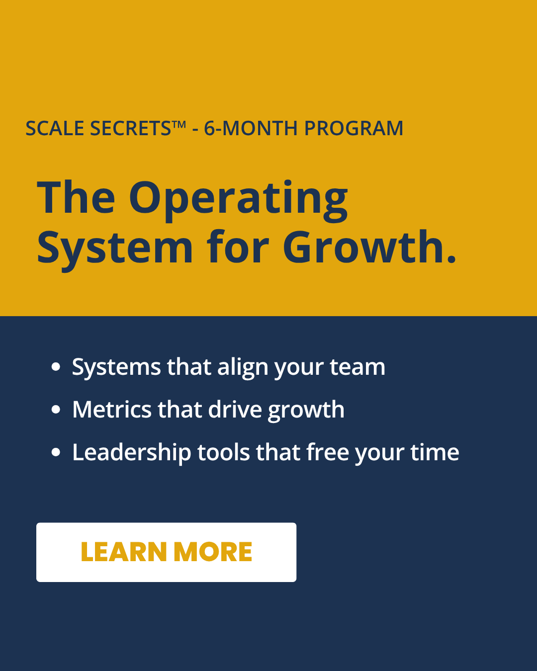 Shine Executive Coaching Facebook ad: The Operating System for Growth