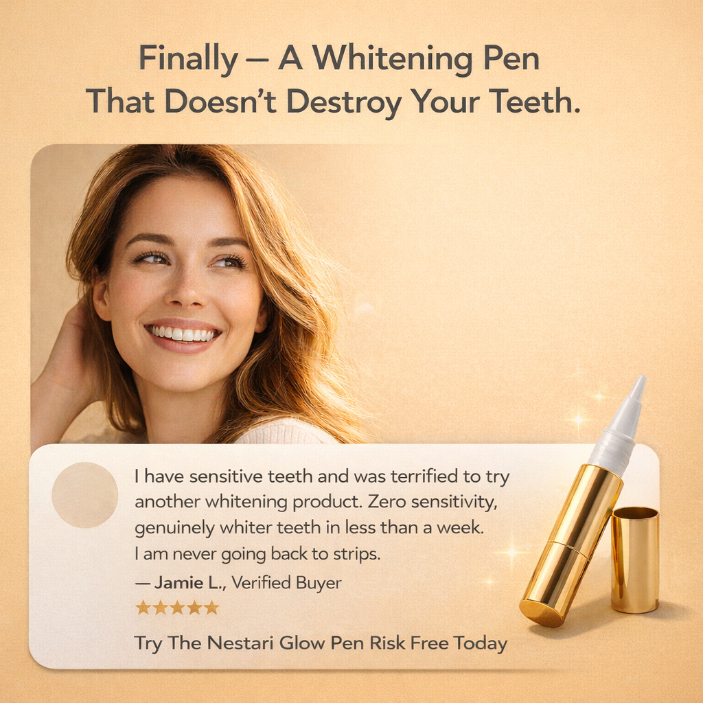 Thenestaristore Facebook ad: Finally. Whiter Teeth Without the Sensitivity.