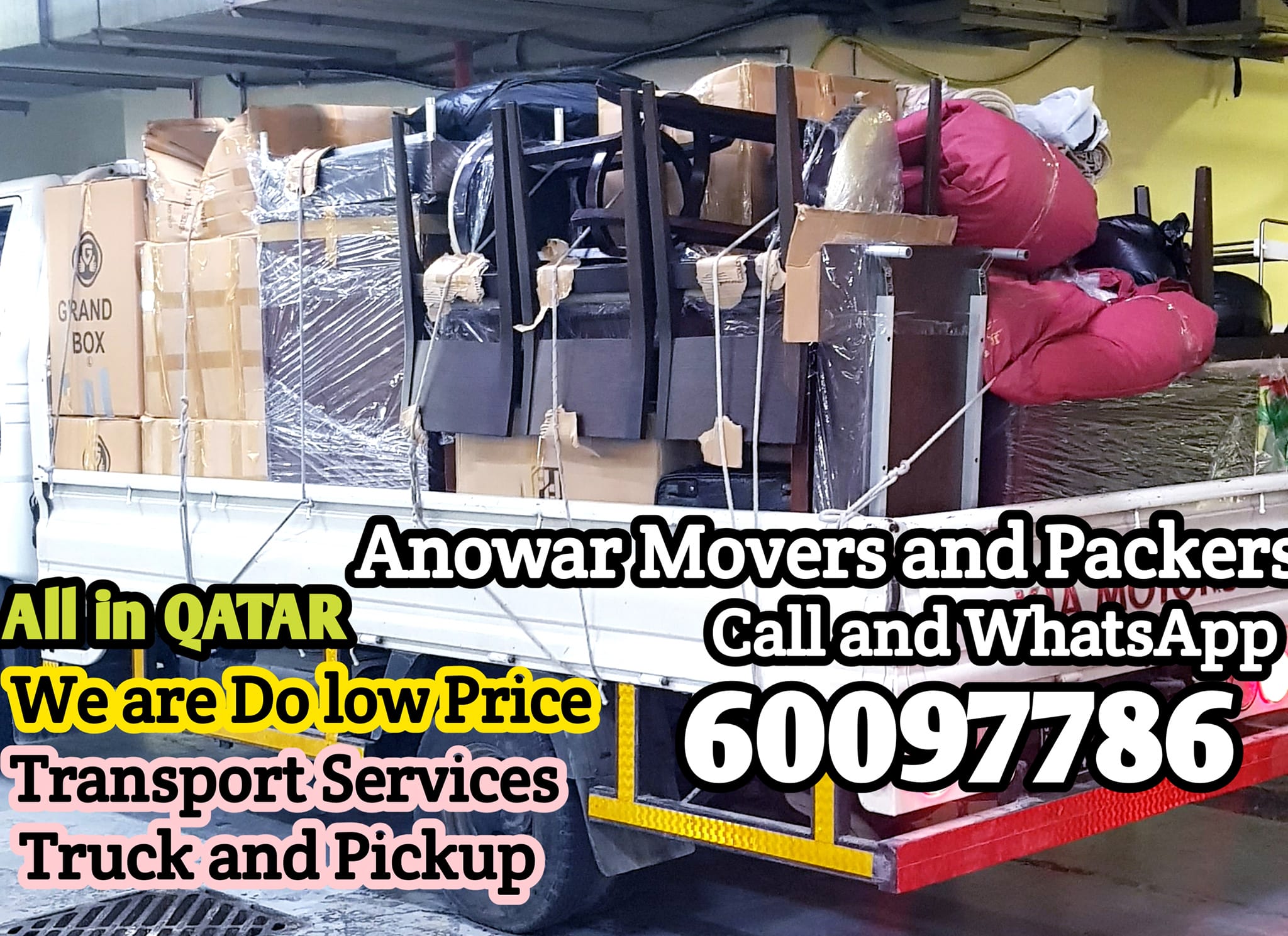 Anowar Movers & Packers Facebook ad: We are Do low Price