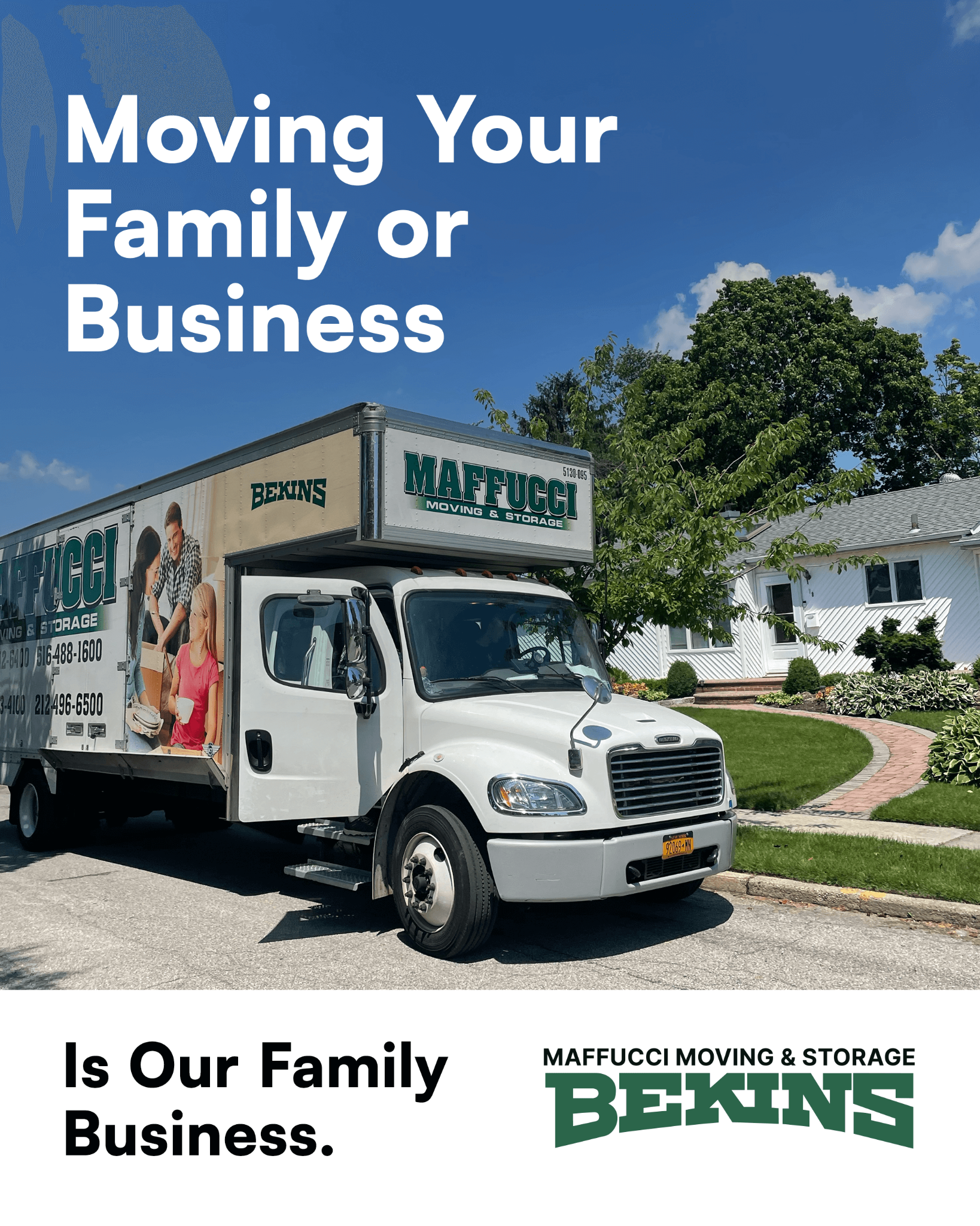 Maffucci Moving and Storage, Interstate agent for Bekins Van Lines Facebook ad