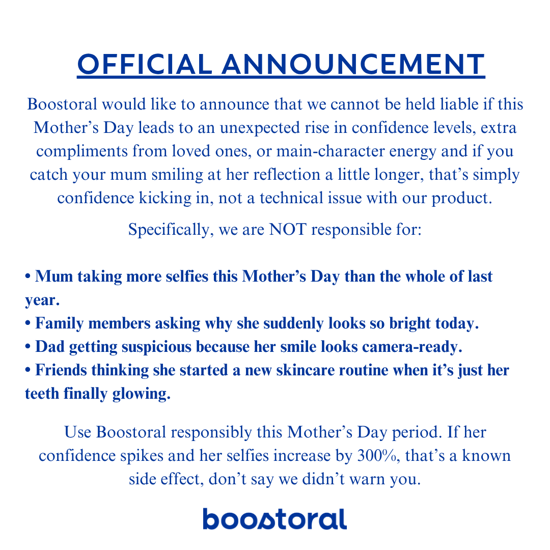 boostoral Facebook ad