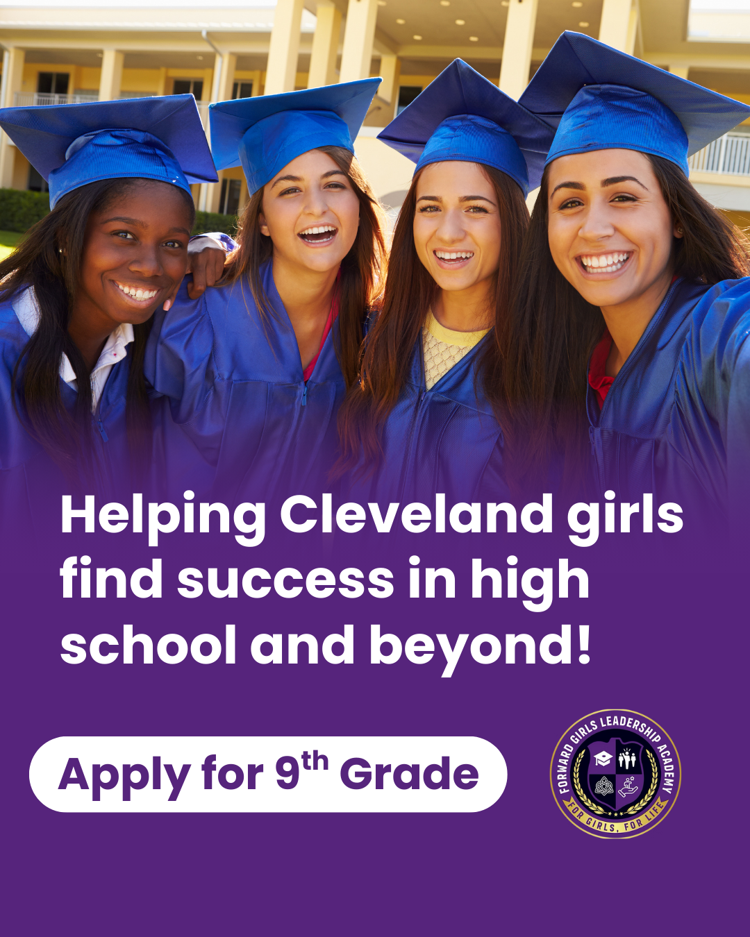 Forward Girls Leadership Academy Facebook ad: Learn more about our school!