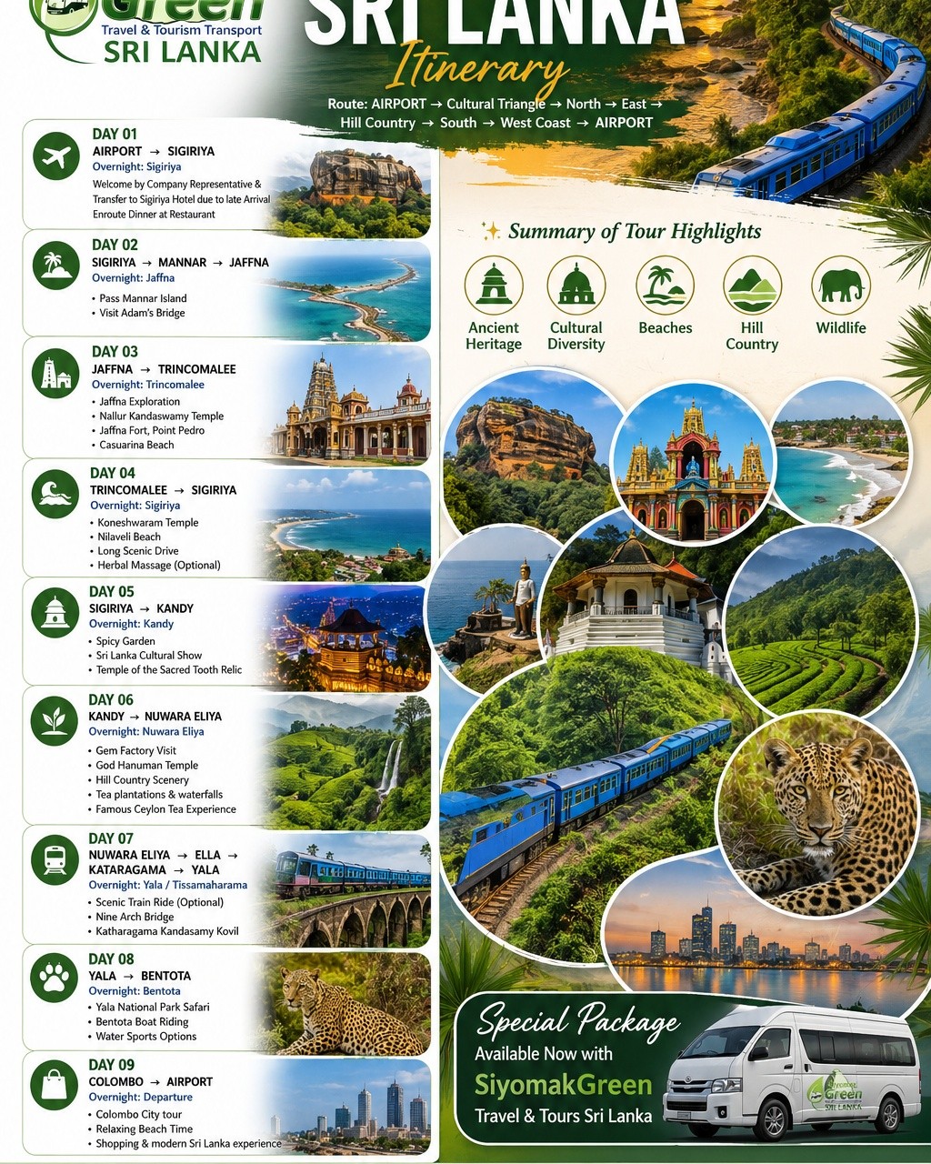 SiyomakGreen travel & tours Sri lanka Facebook ad