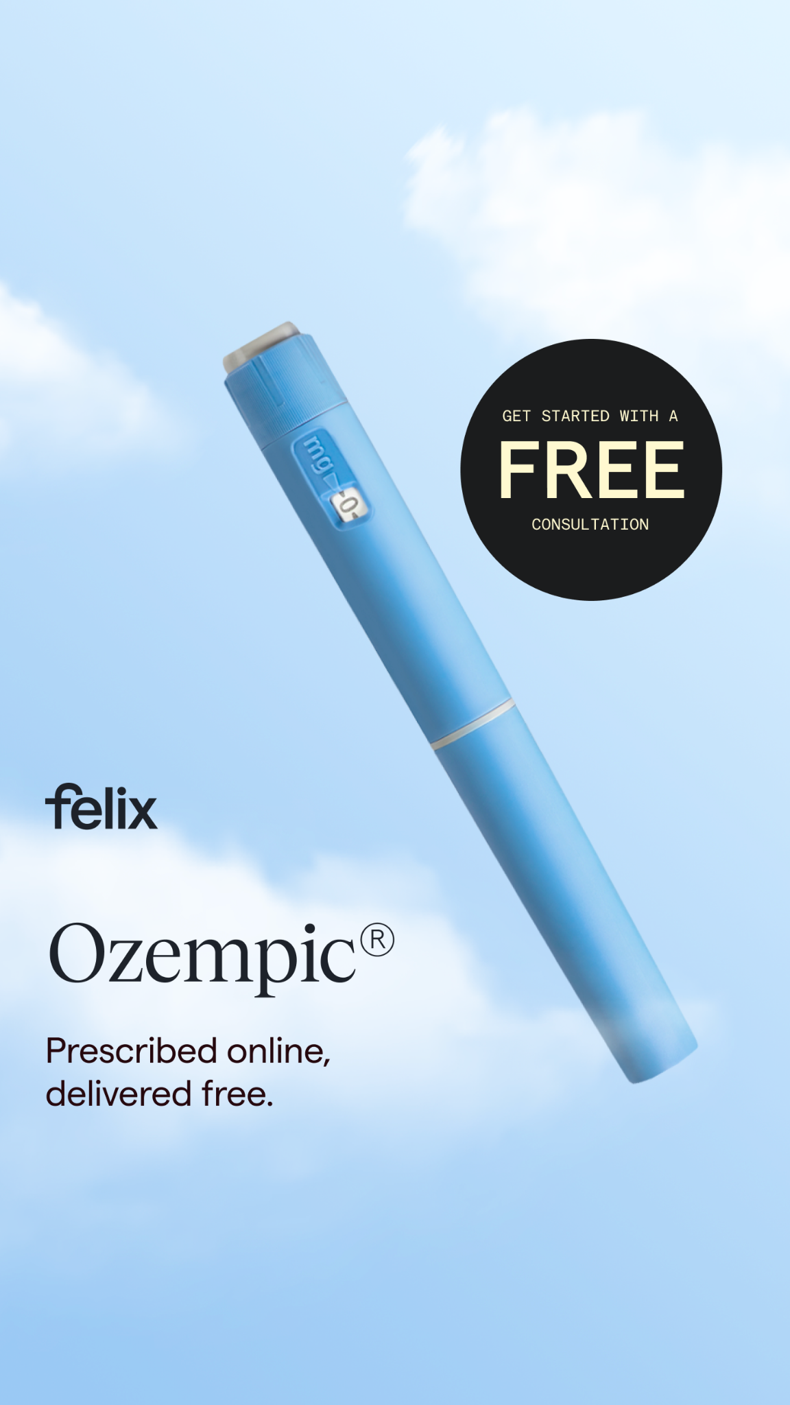 Felix Health Facebook ad