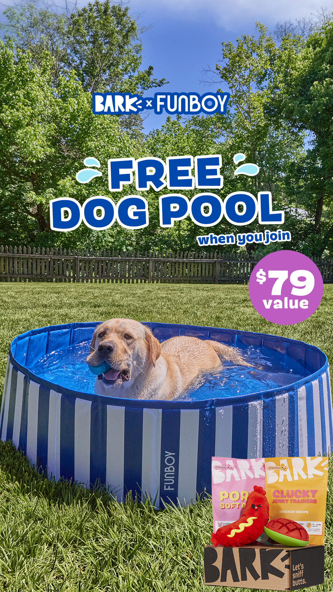 BarkBox Facebook ad