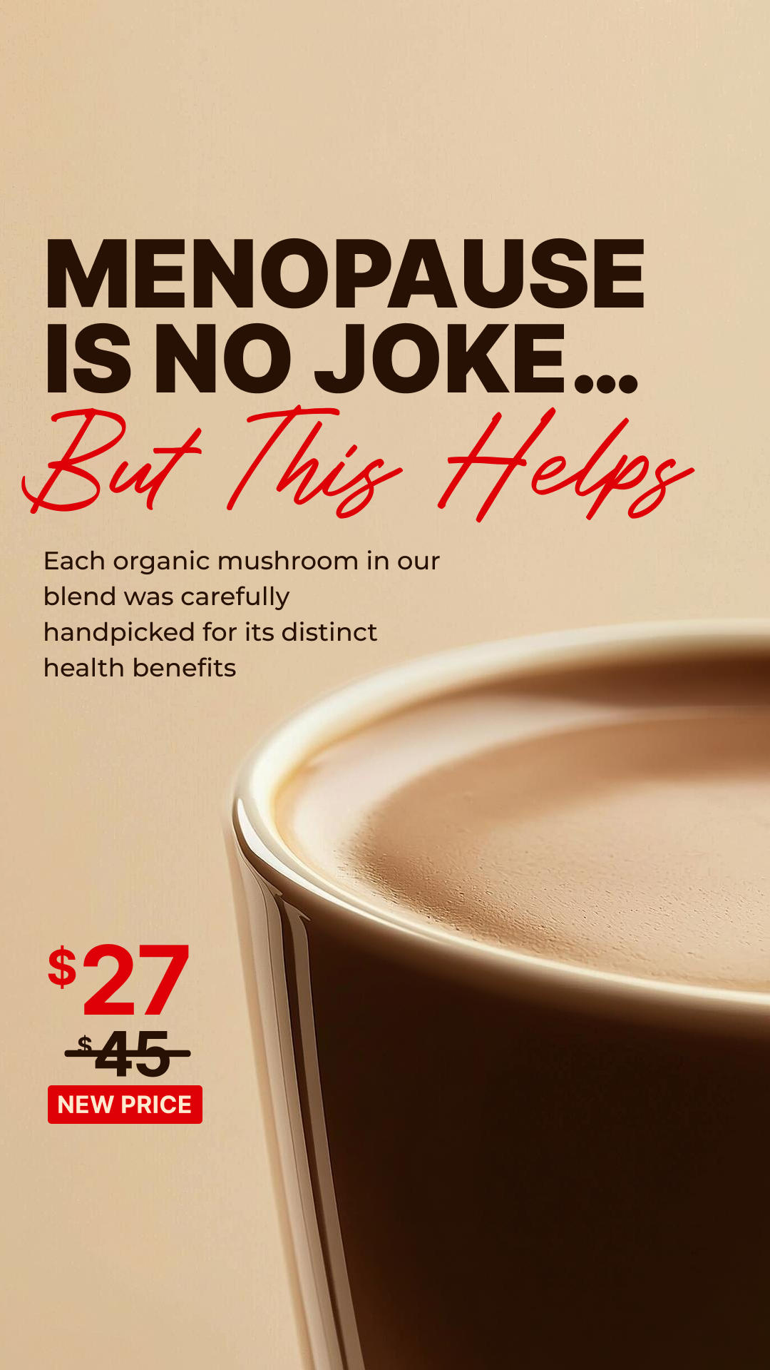 RYZE Superfoods Facebook ad