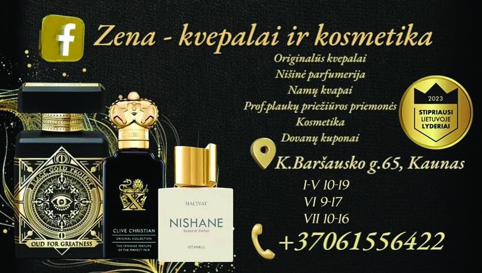 ZENA - kvepalai ir kosmetika Facebook ad