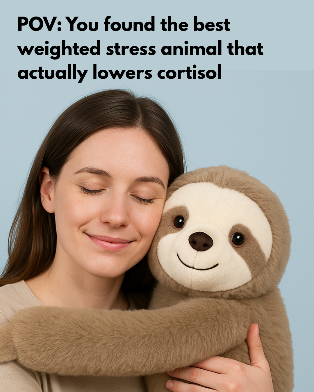 Best Stress Relief Gifts Facebook ad: Feel Anxious? Hug This Instead