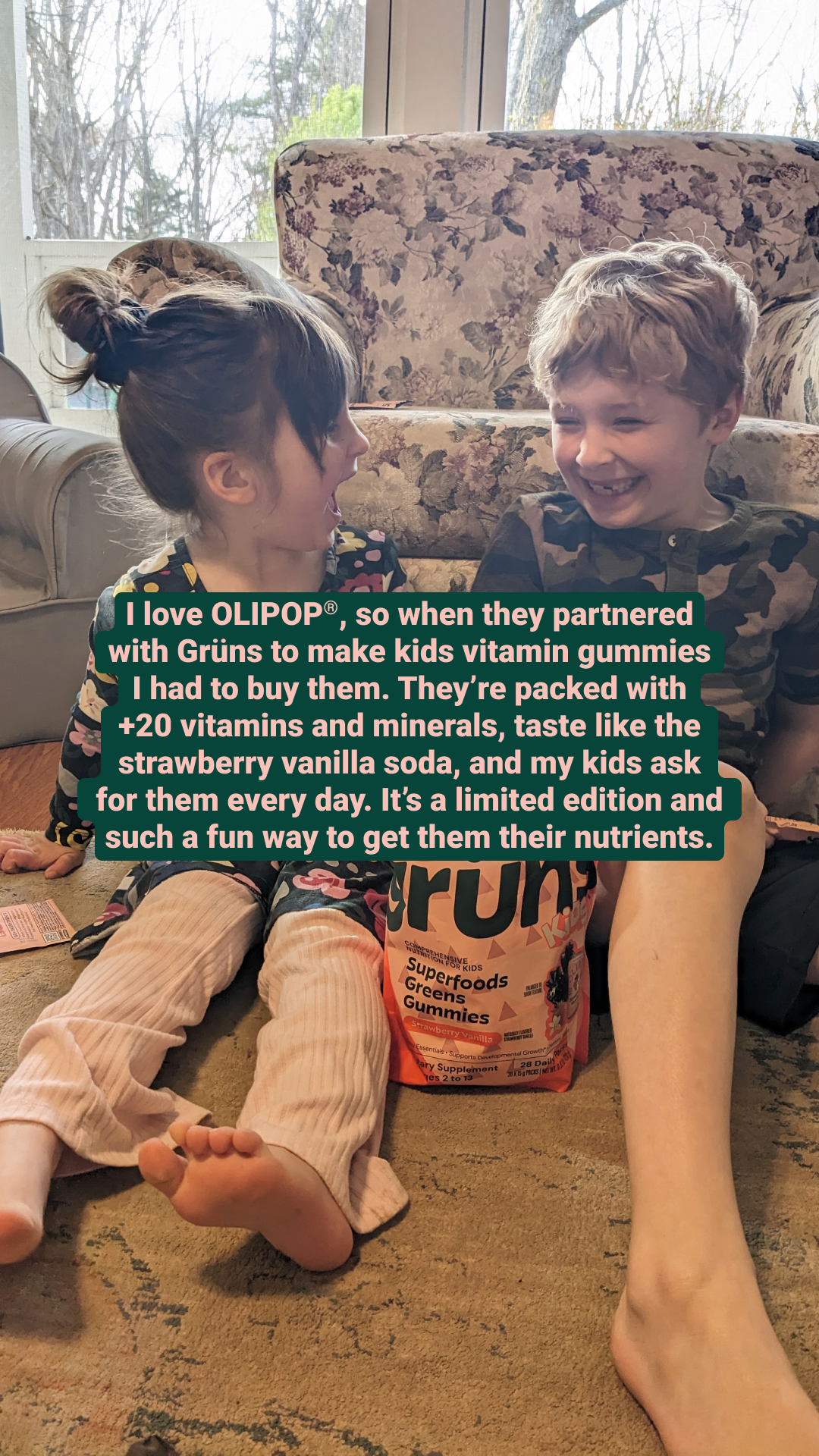Grüns Kids Facebook ad