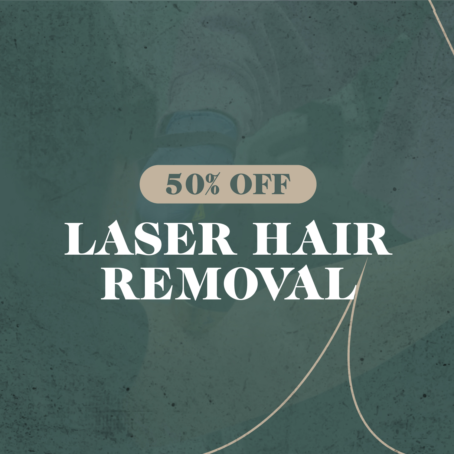 The Aesthetics and Laser Clinic Facebook ad: Smooth, clear, youthful skin begins here.