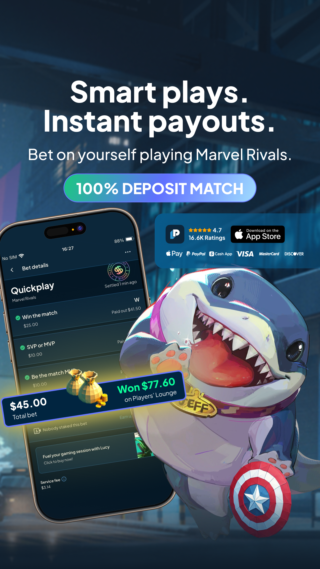 Players' Lounge Facebook ad from Sep 11, 2026