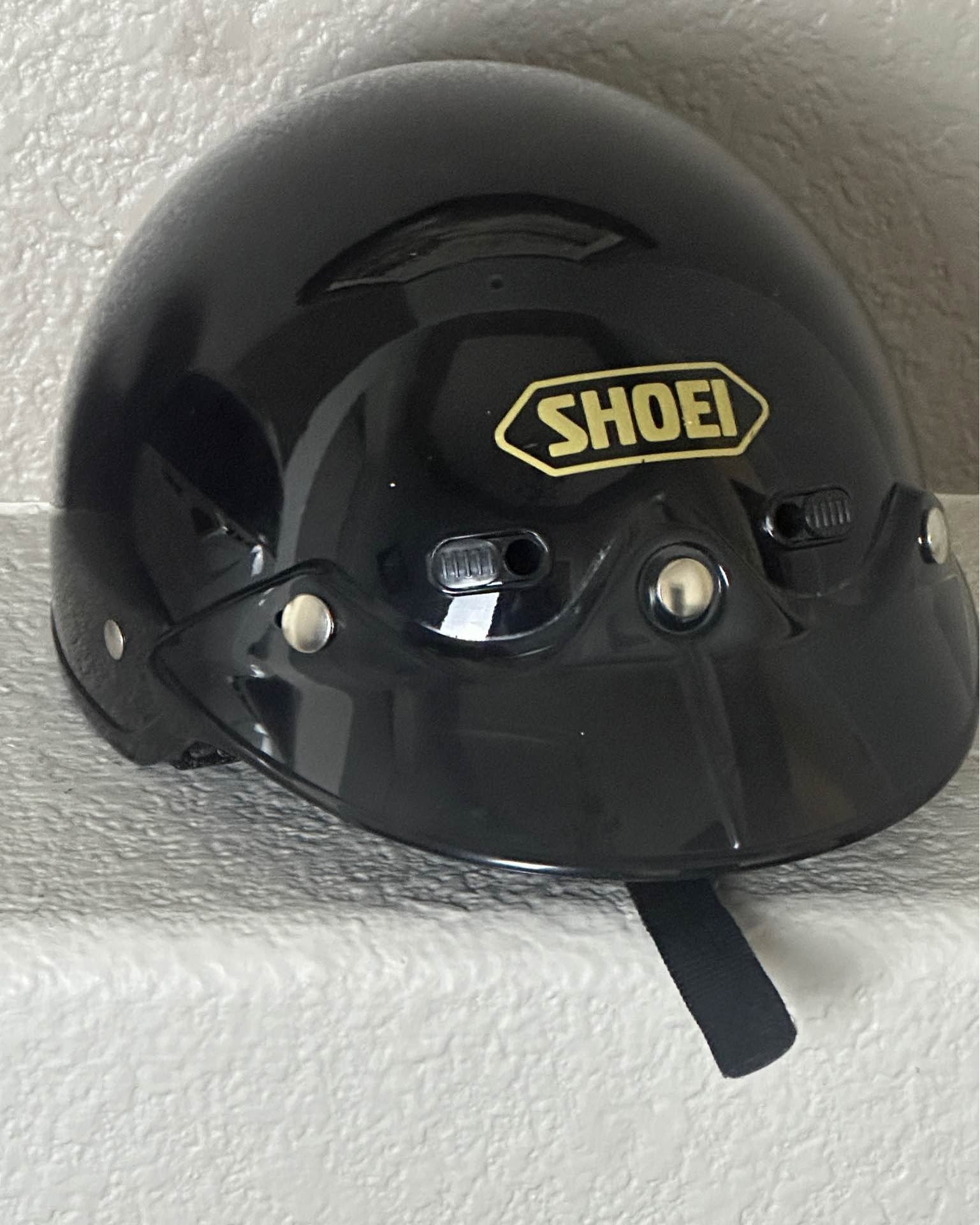 Julz Zorn Facebook ad: Shoei Half-Shell Motorcycle Helmet Gloss Black