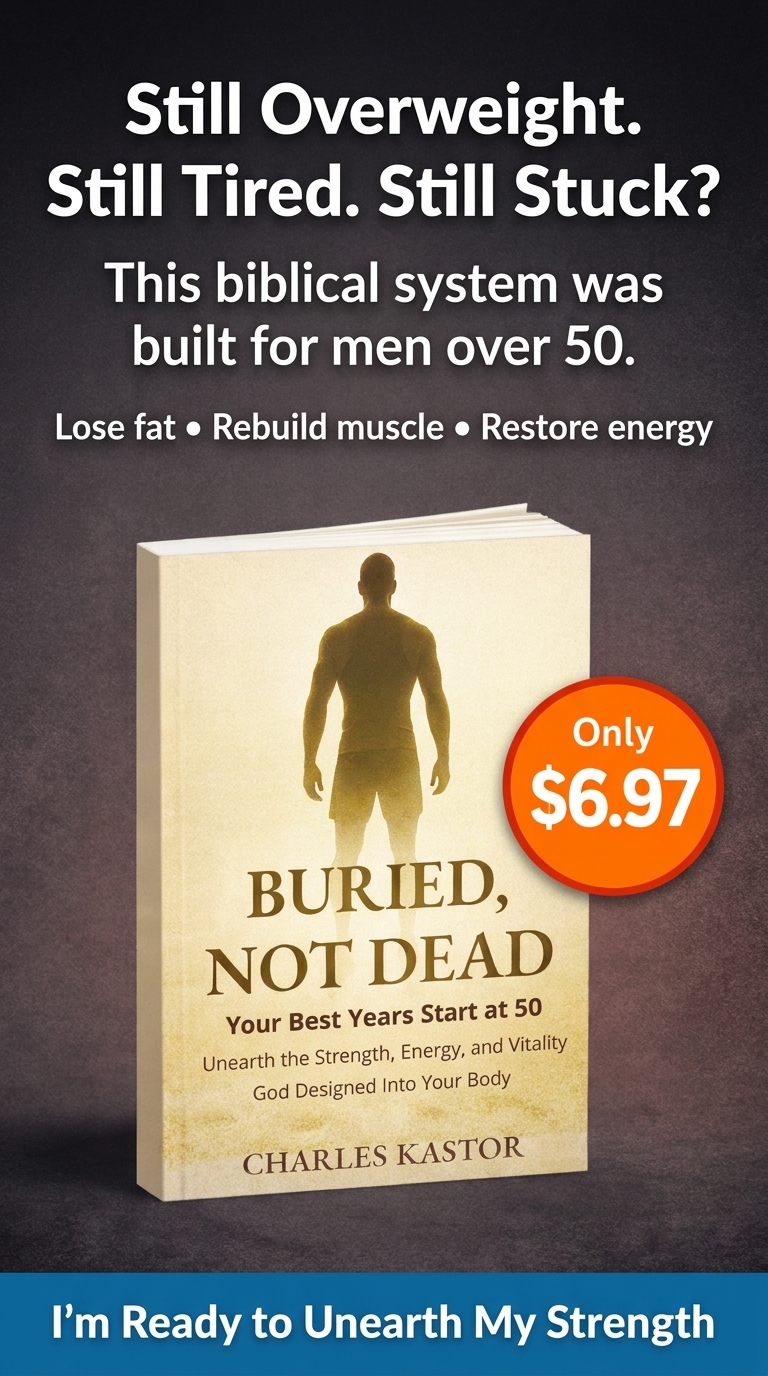 Charles Kastor - Fitness For Men Over 50 Facebook ad: There's No Catch. Just $6.97. Get the Book.