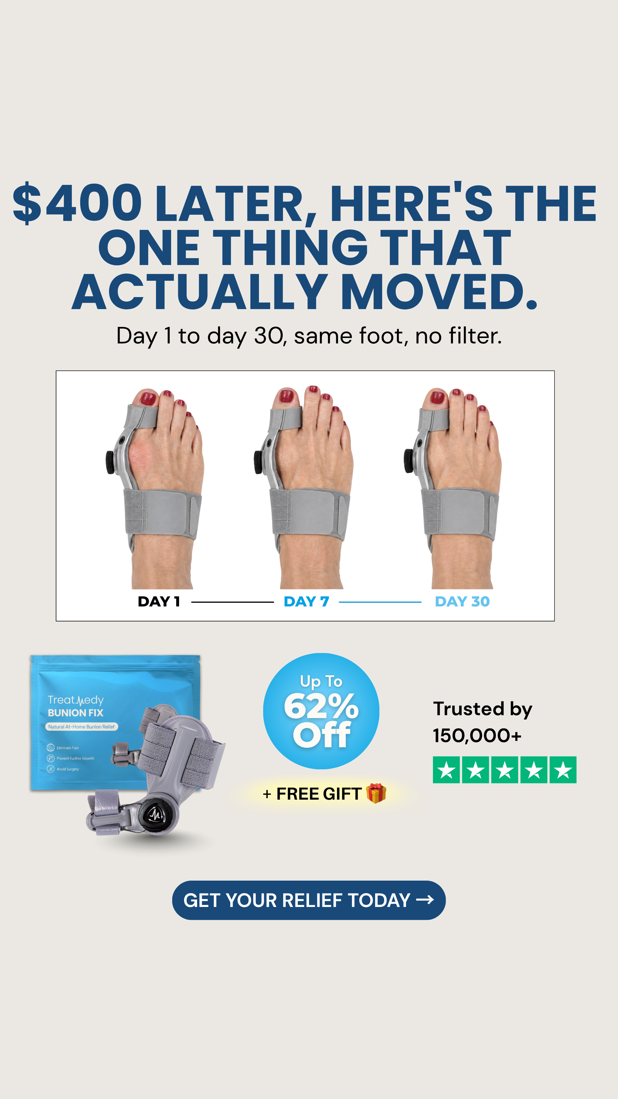 Treatmedy Facebook ad