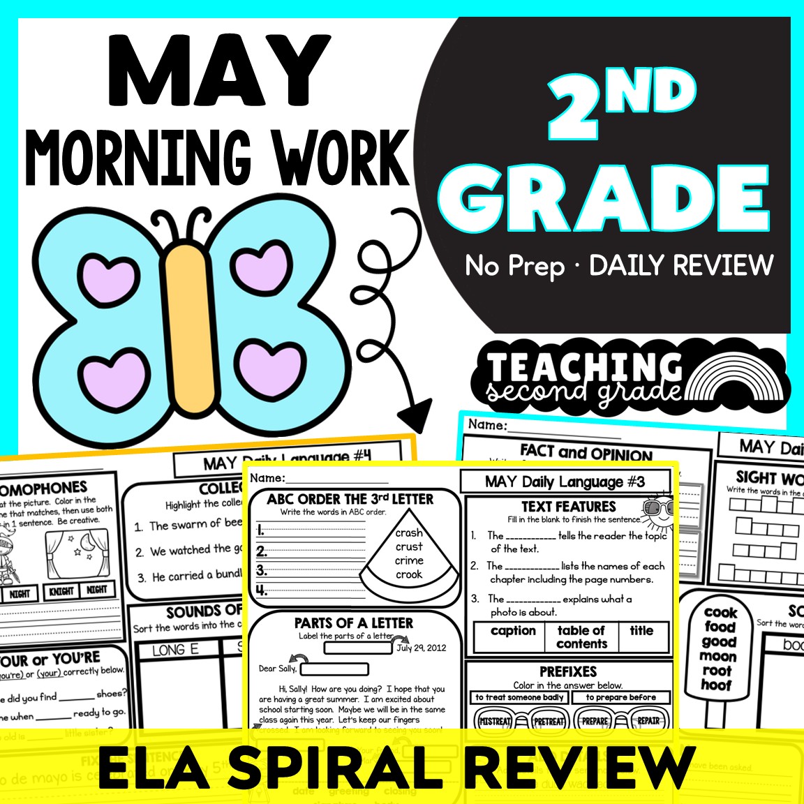 Teaching Second Grade Facebook ad