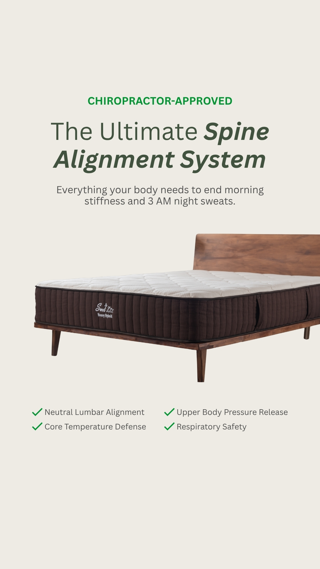 Sweet Zzz Mattress Facebook ad
