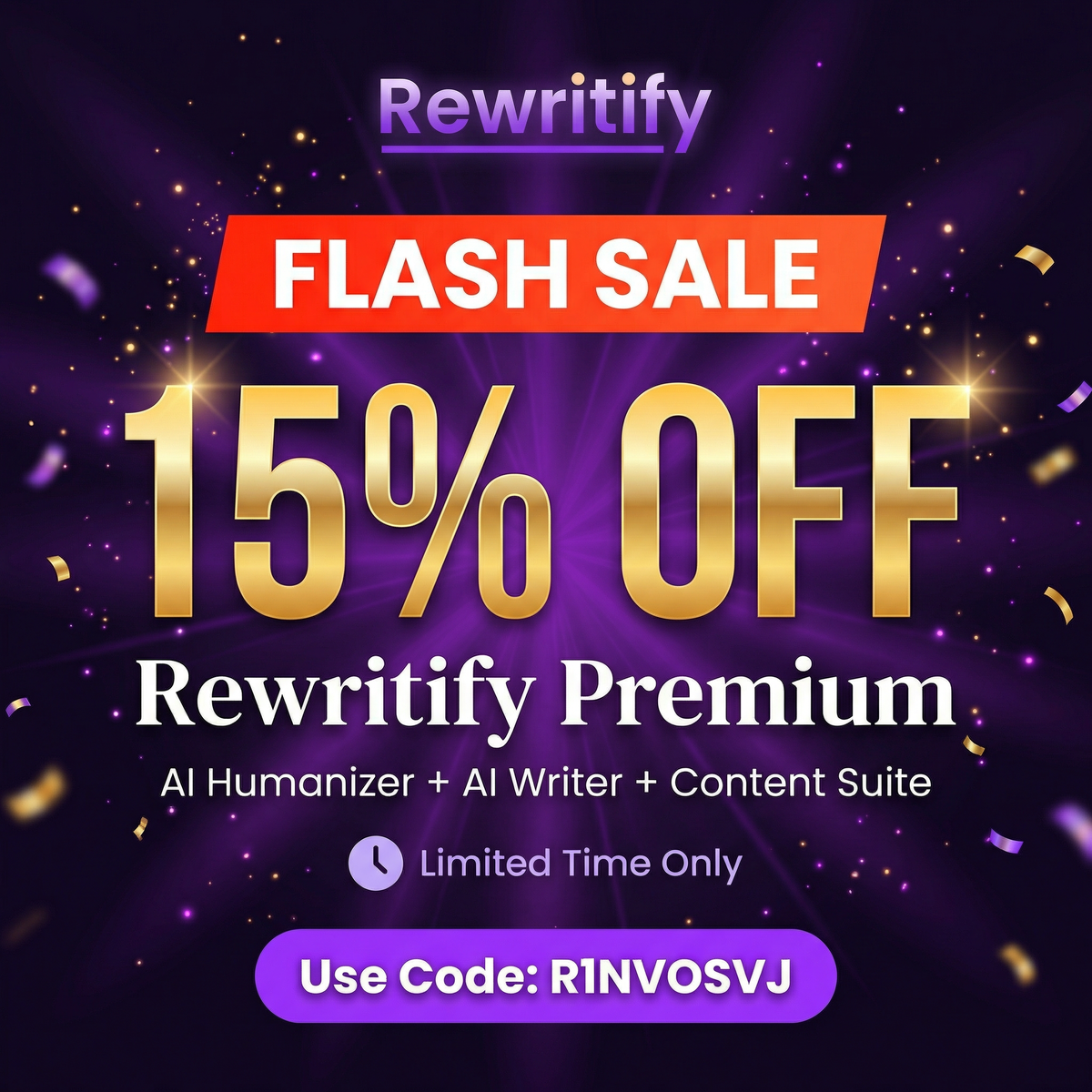 Rewritify Facebook ad
