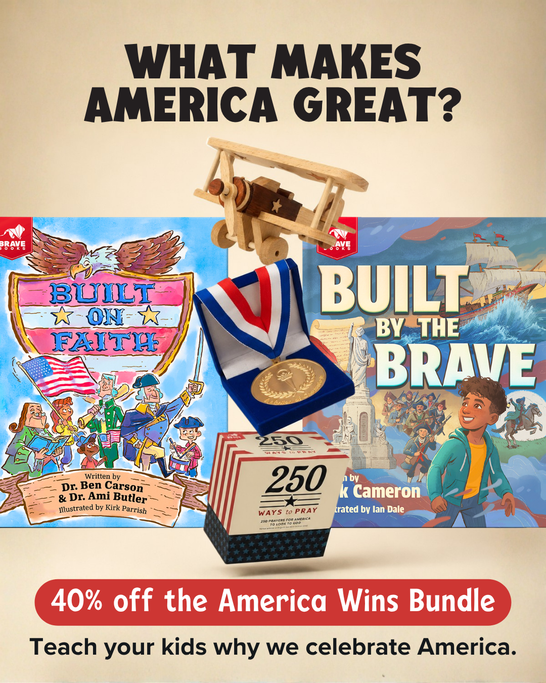 BRAVE Books Facebook ad