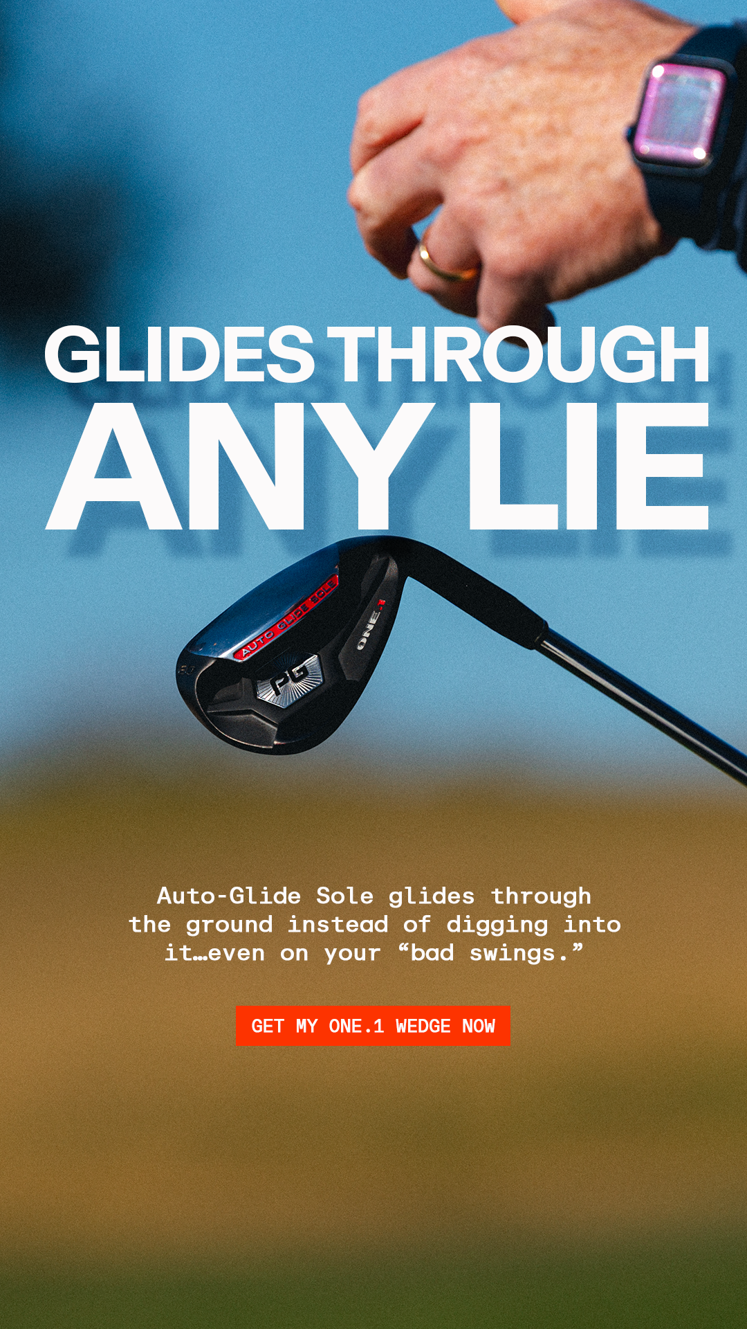 Performance Golf Facebook ad