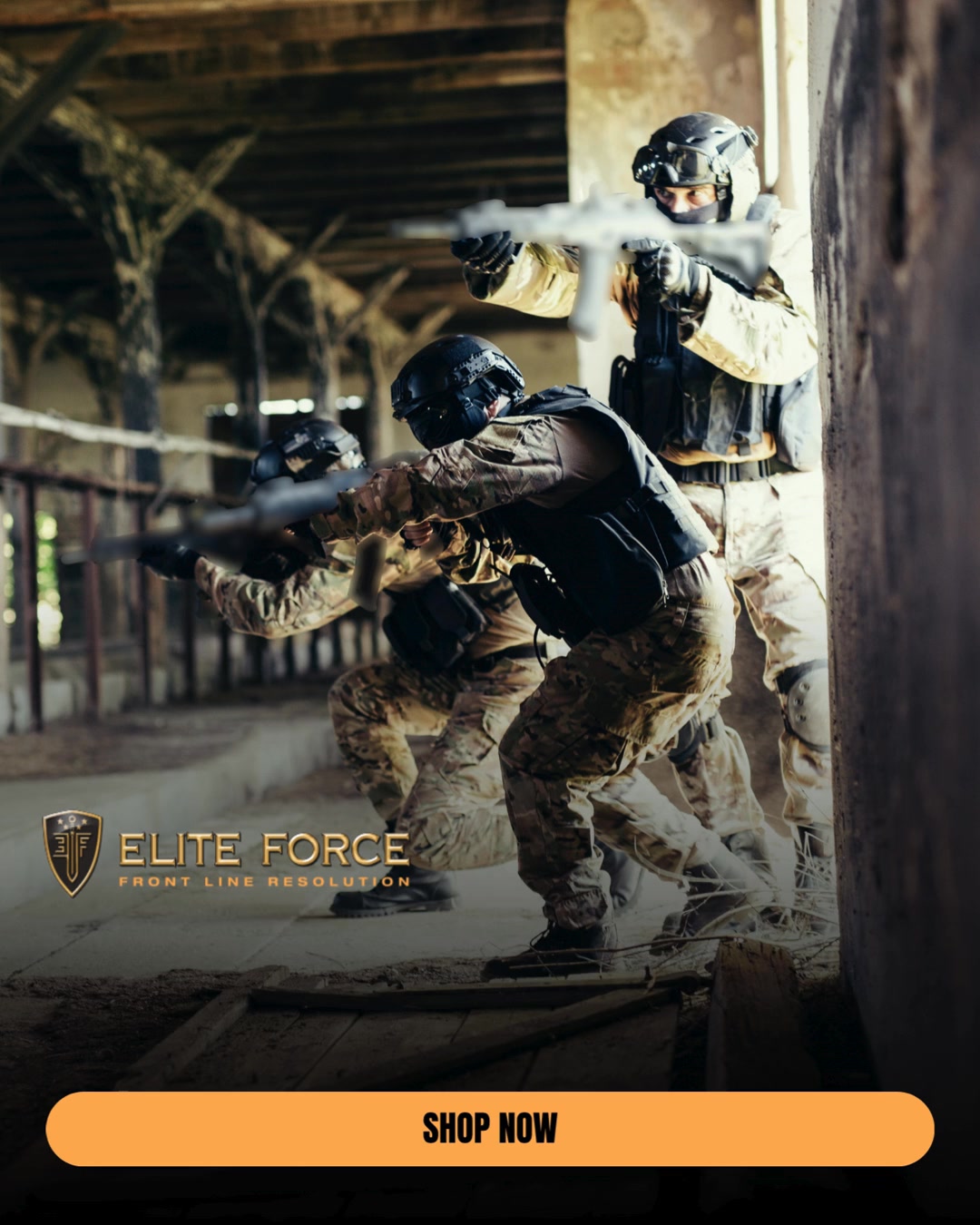 Elite Force Facebook ad: Upgrade Your Mission