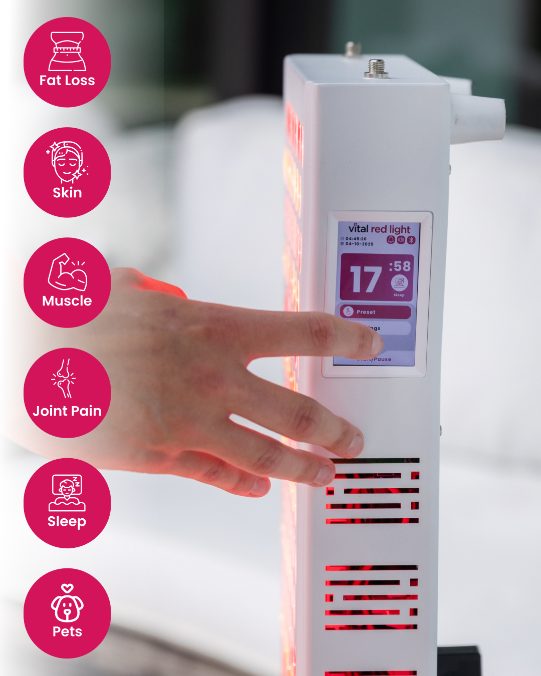 Vital Red Light Therapy Facebook ad from Jan 14, 2026