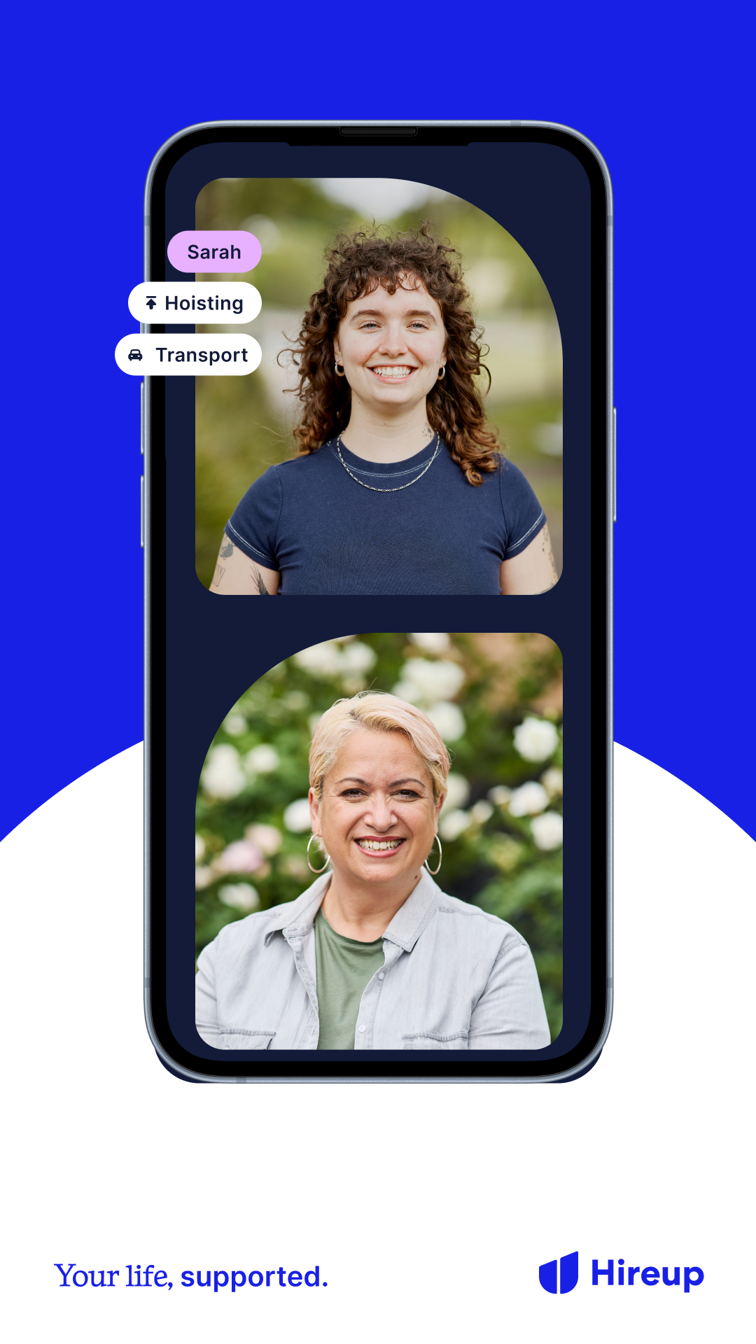 Hireup Facebook ad