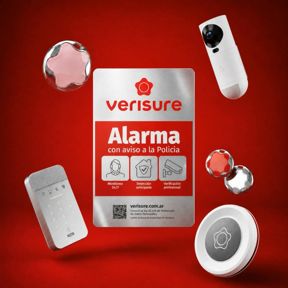 Alarmas Verisure Argentina Facebook ad: Tecnología PreSense
