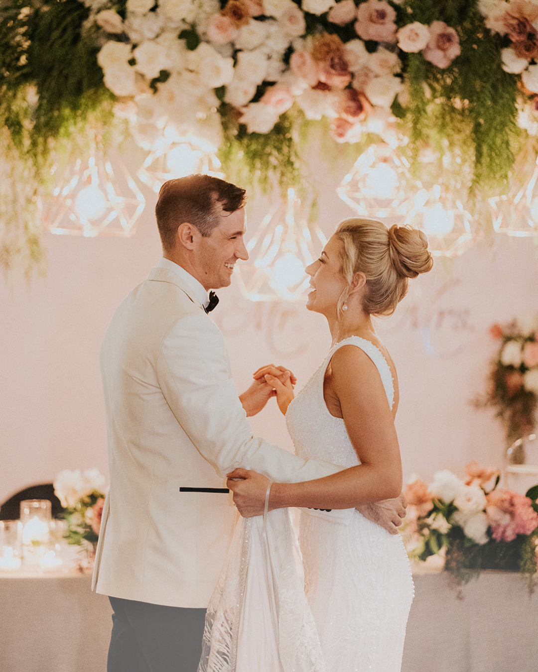 Festoon Lighting Facebook ad: Classic Wedding Lighting Styles