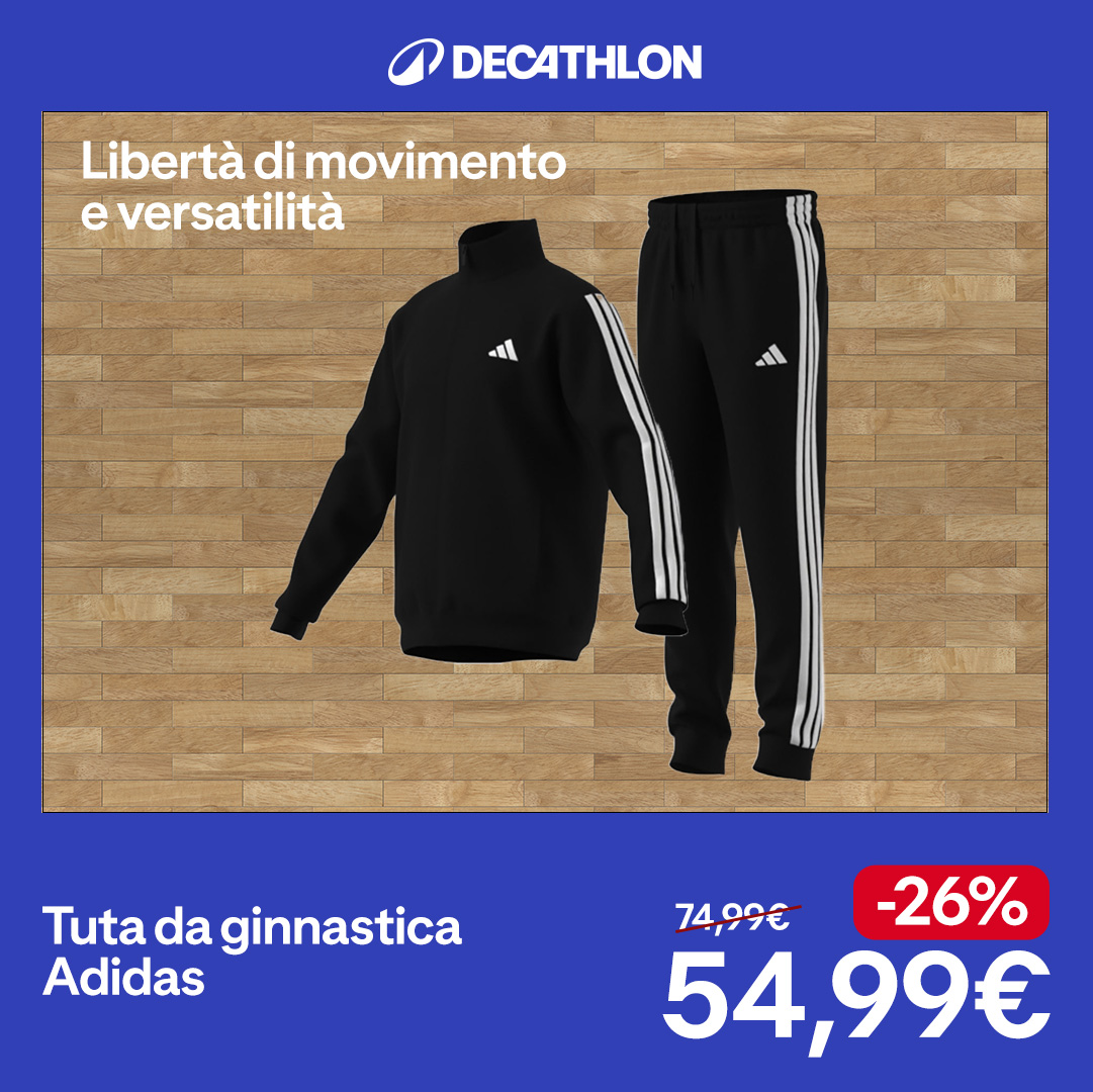 Decathlon Italia Facebook ad: Tuta Adidas