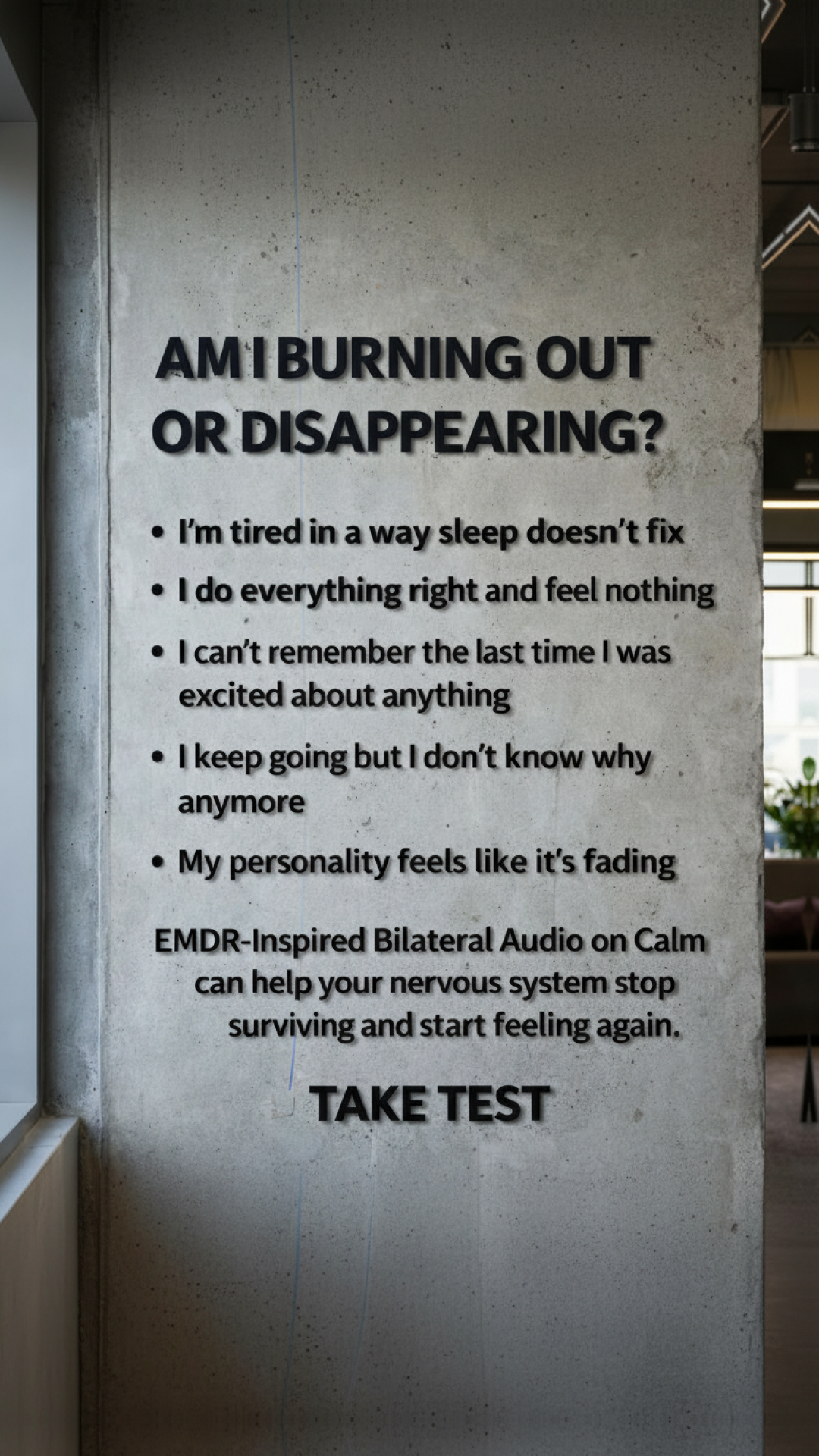 Calm Facebook ad