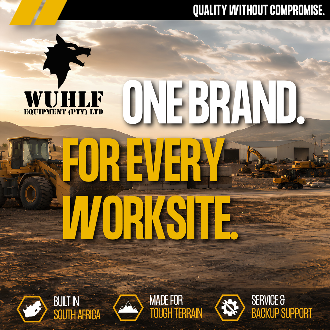 Wuhlf Equipment Facebook ad: Built for sites where weak machines don’t last.