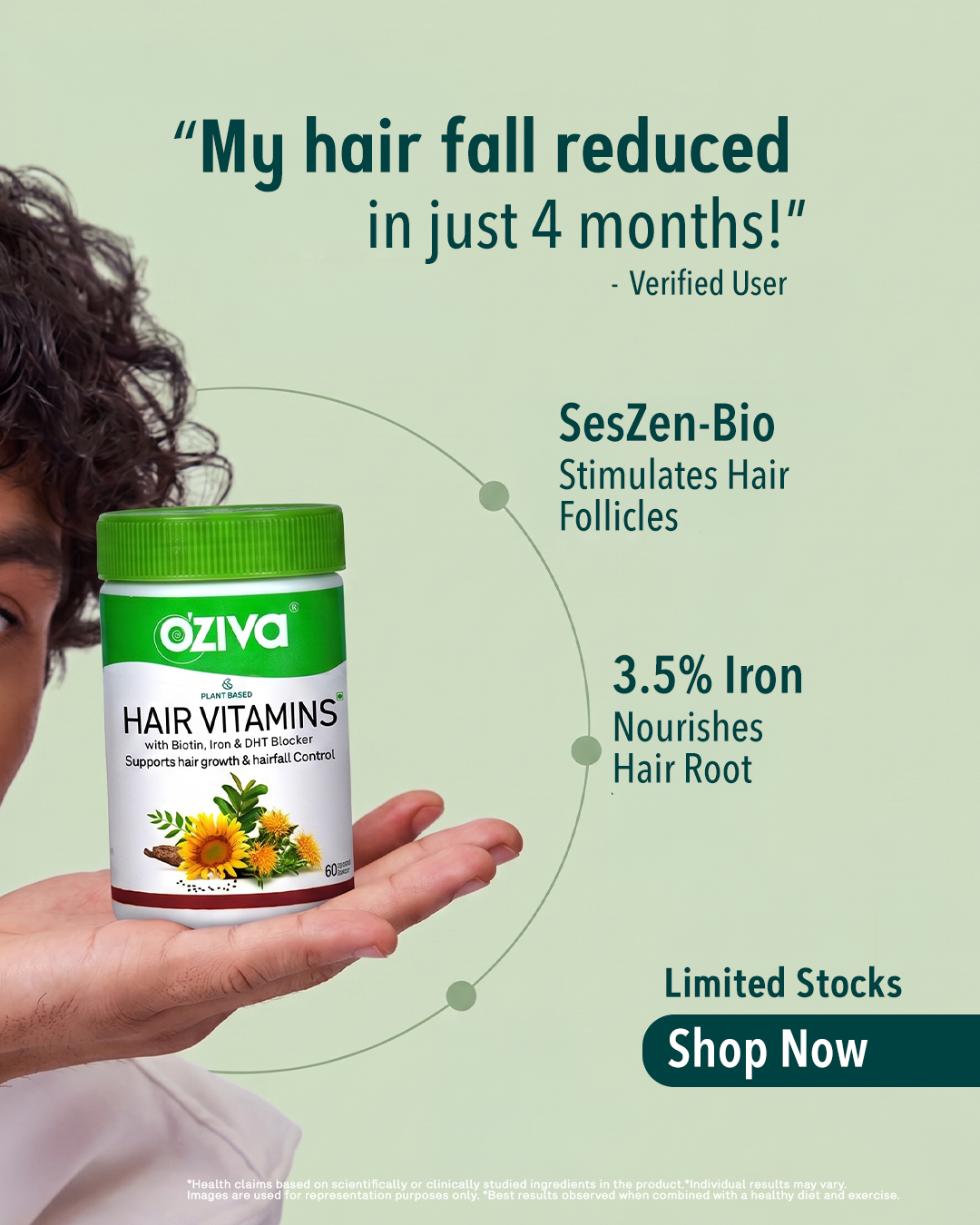 OZiva Facebook ad