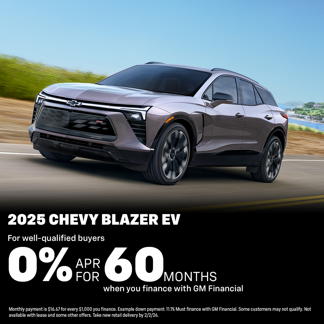 Local Chevy Dealers Facebook ad: Get charged up for the new year ahead!