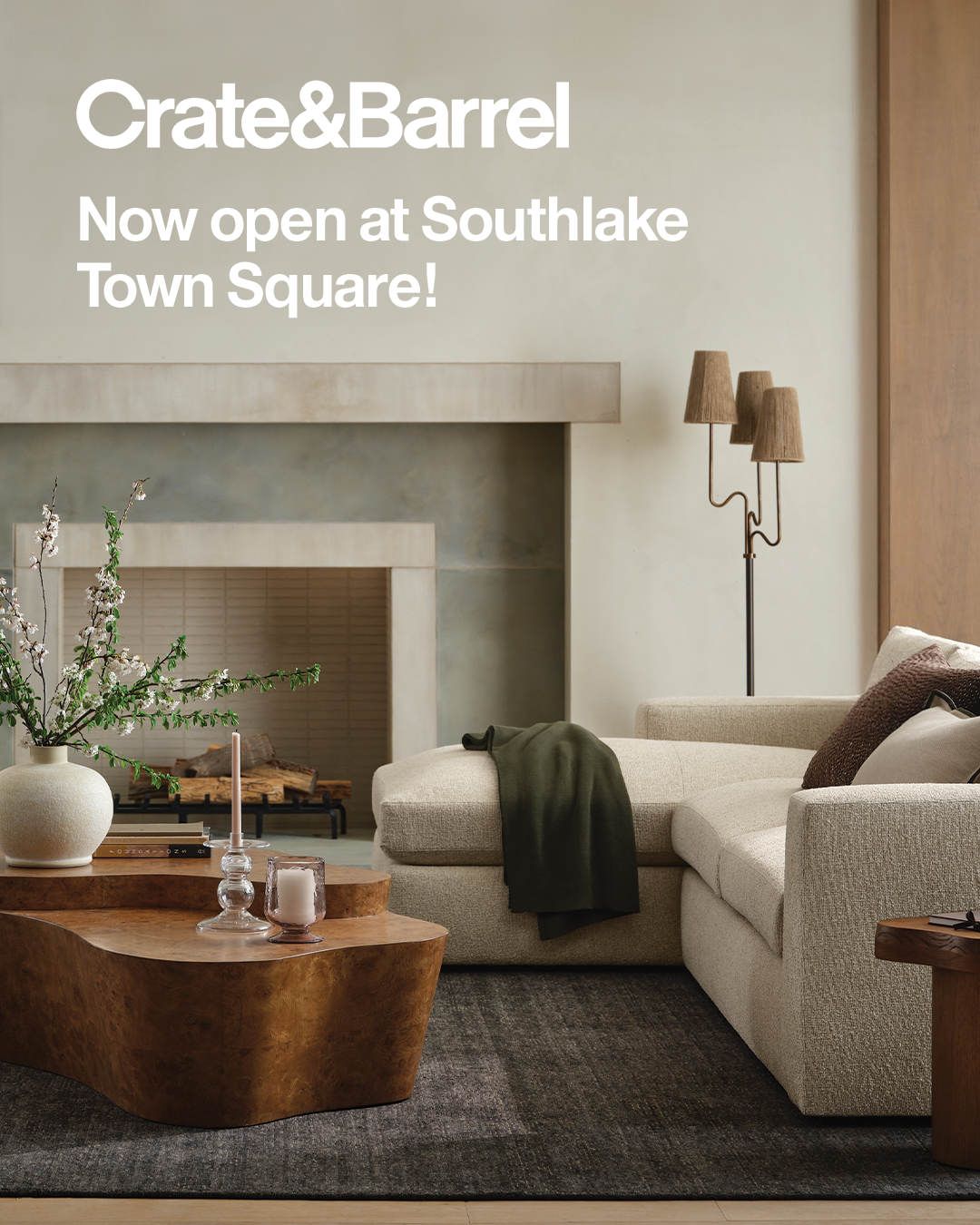Crate and Barrel Facebook ad