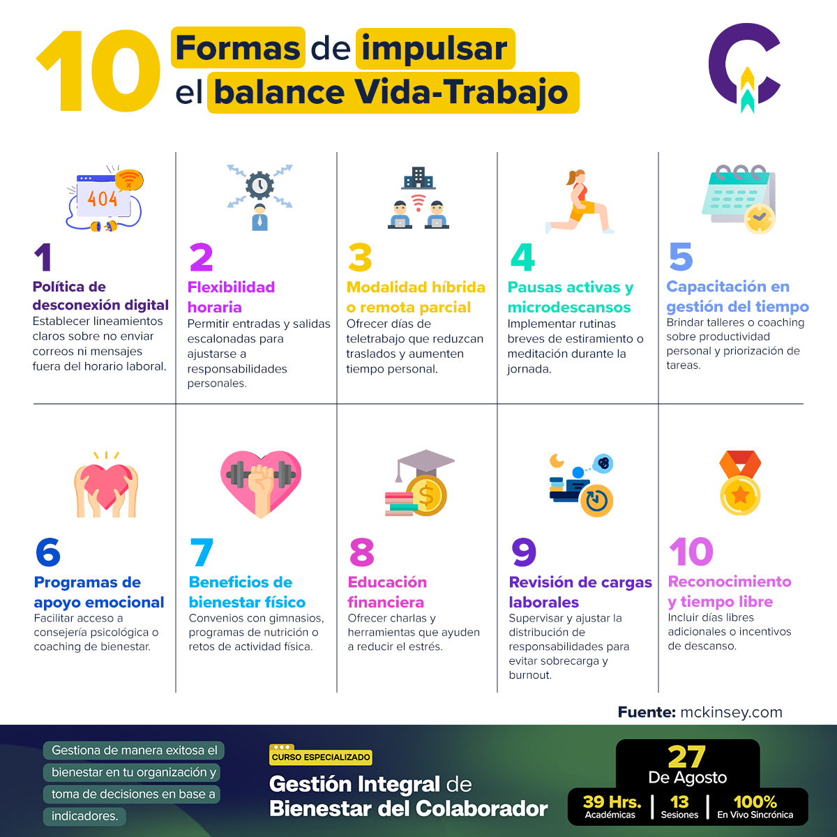 Creatalento Facebook ad: Diseña un Plan de Bienestar Estratégico