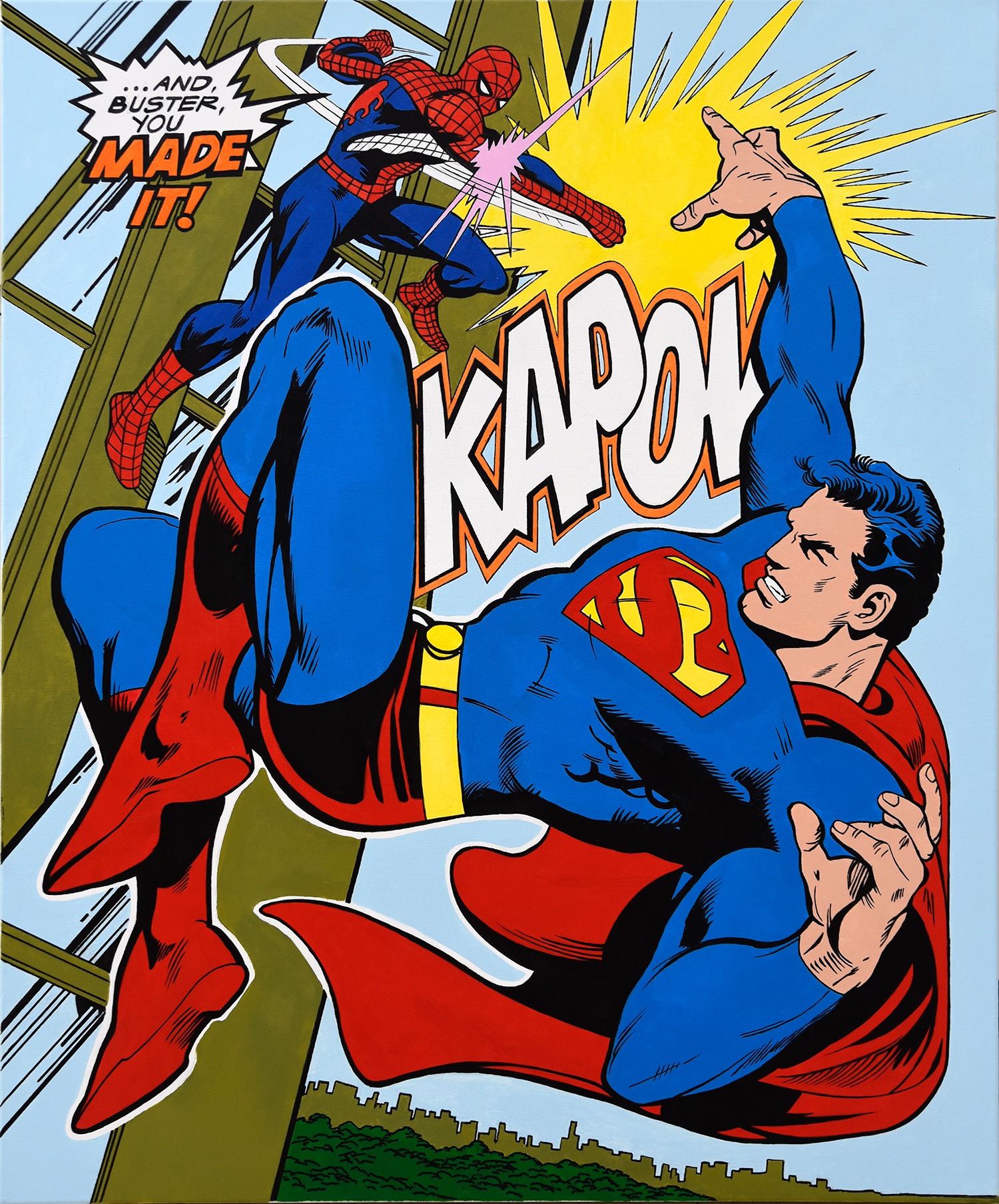 mc_garbage Facebook ad: SPIDERMAN VS SUPERMAN