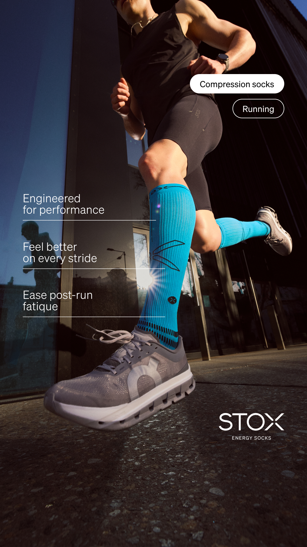 STOX Energy Socks Facebook ad