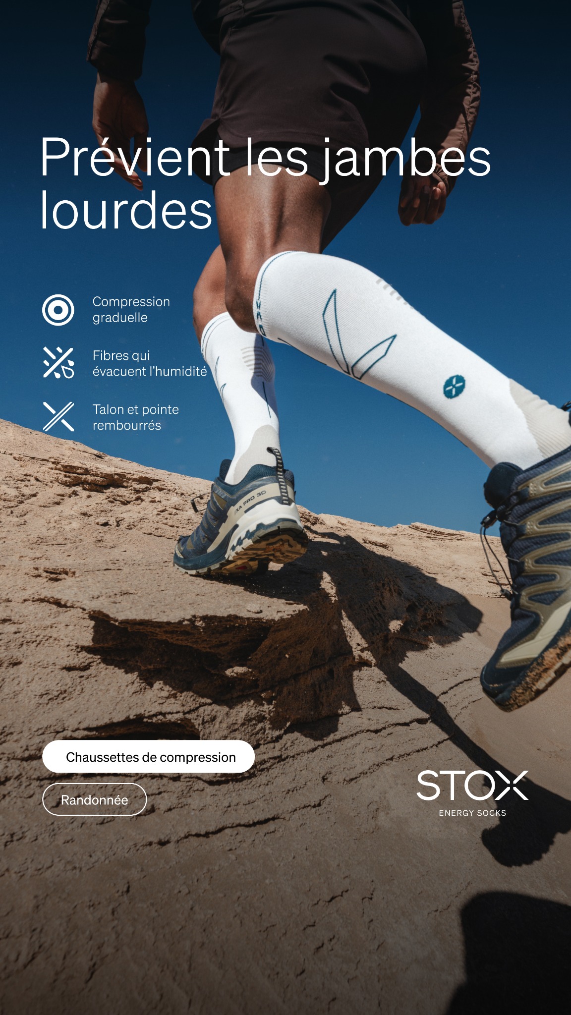 STOX Energy Socks Facebook ad