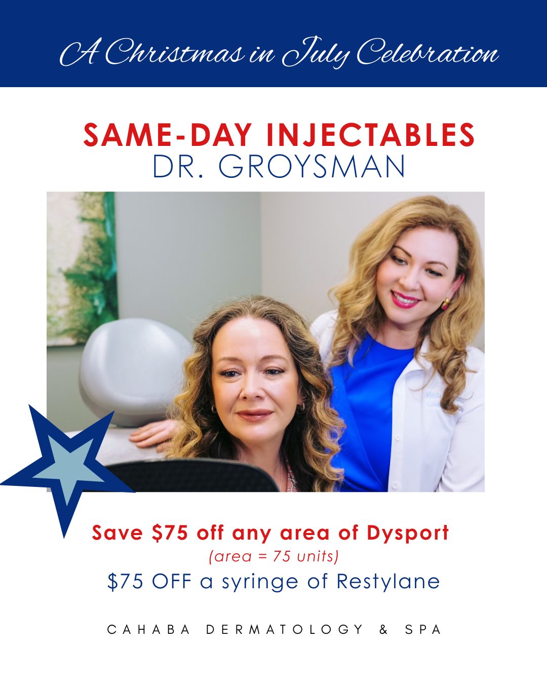 Cahaba Dermatology & Skin Health Center Facebook ad