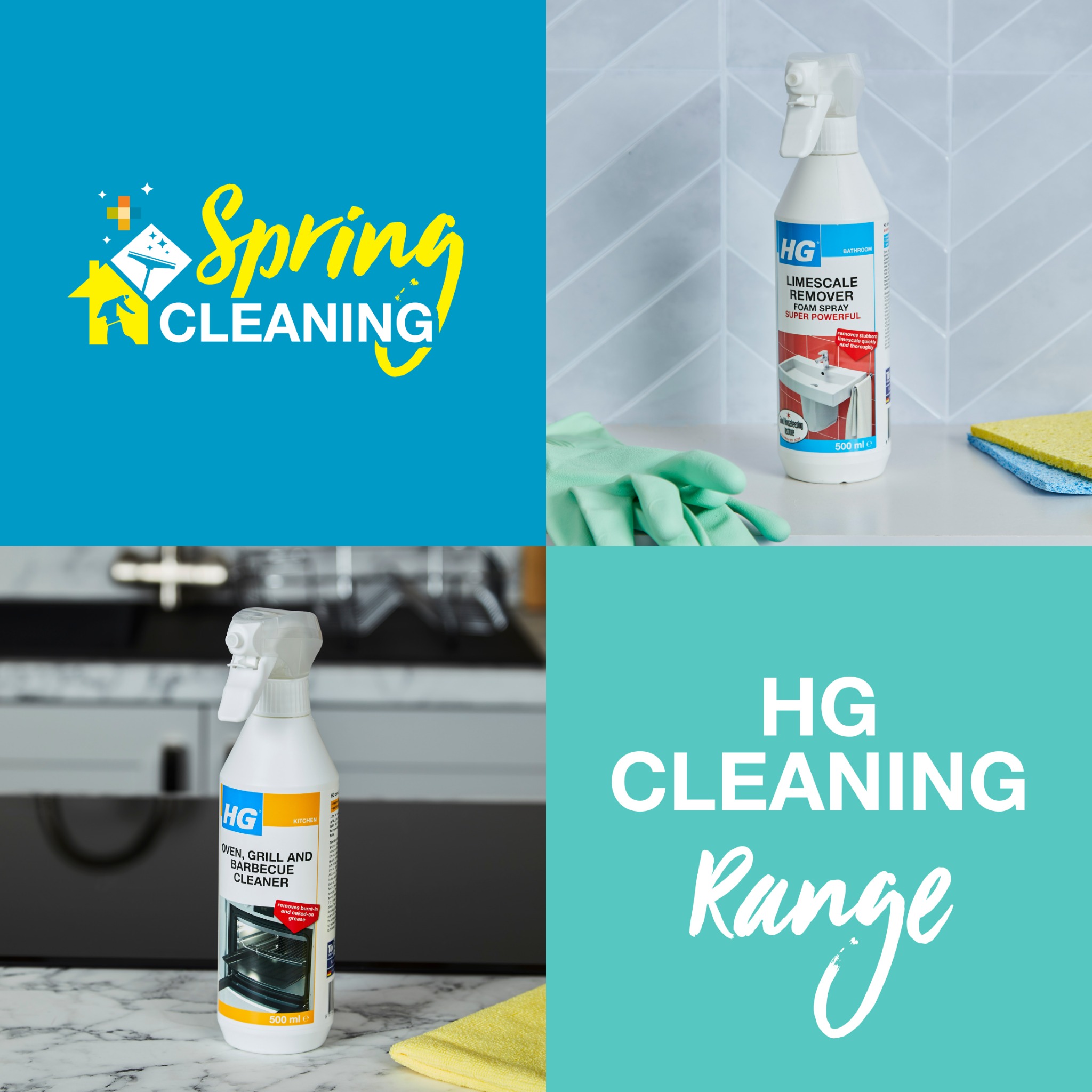 homestore and more Facebook ad: Spring Cleaning Made Easy with our HG Range!