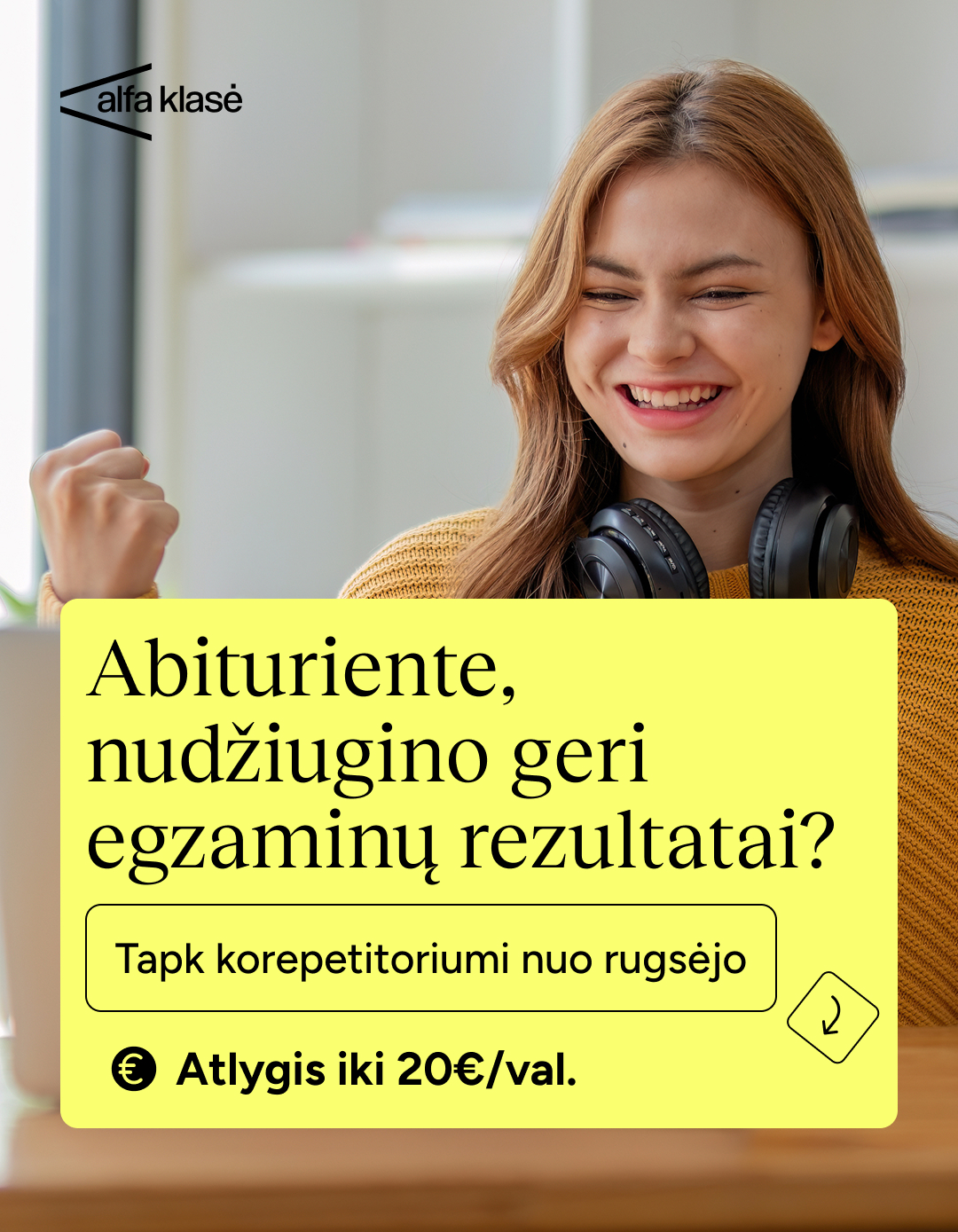 Alfa Klasė Facebook ad