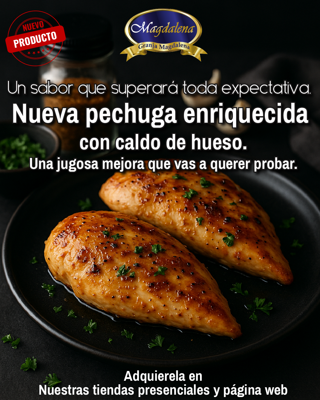 Granja Magdalena Facebook ad: ¡Producto Novedad!