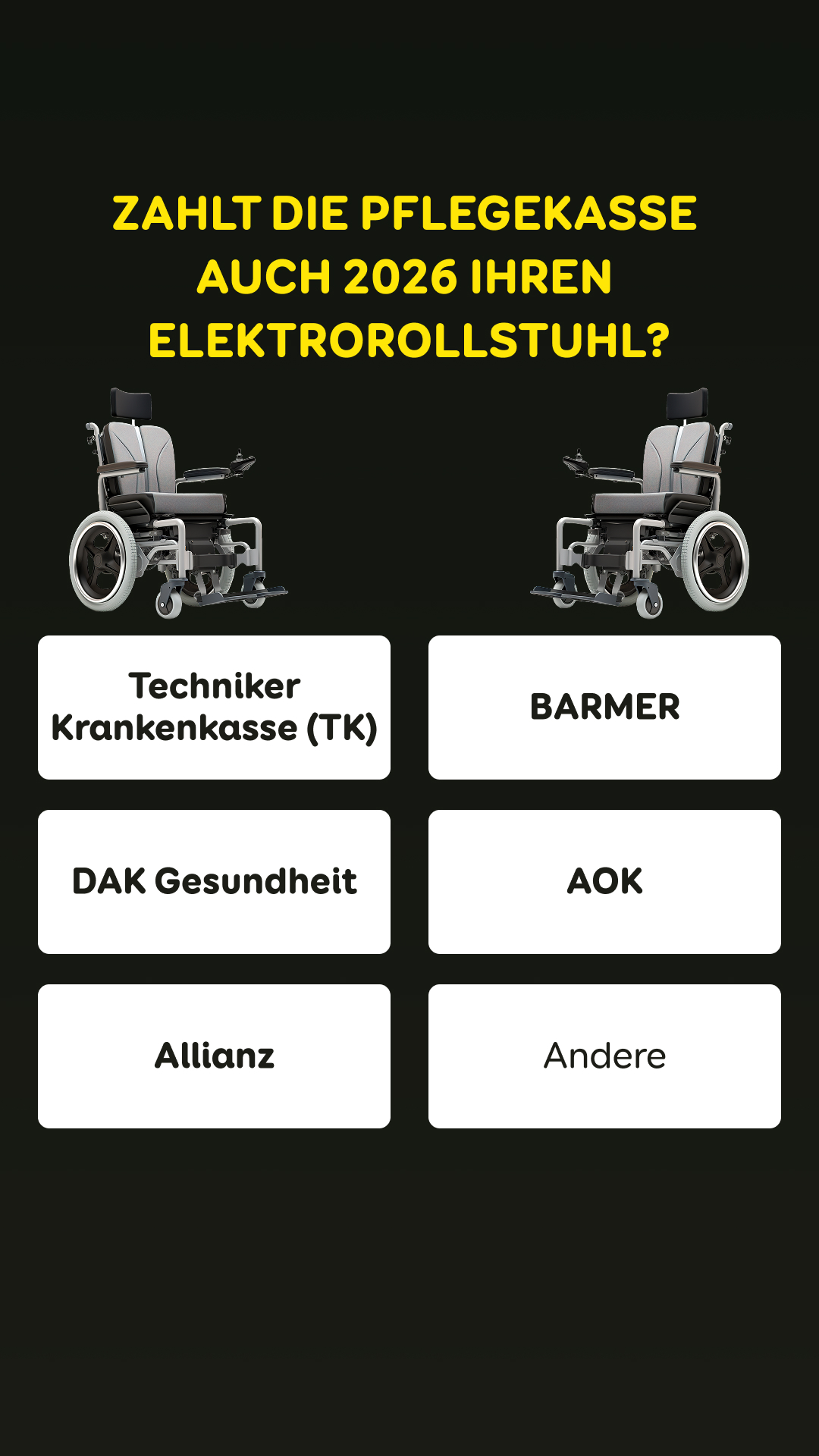 Aroundhome - Elektrorollstuhl Facebook ad from Dec 31, 2025
