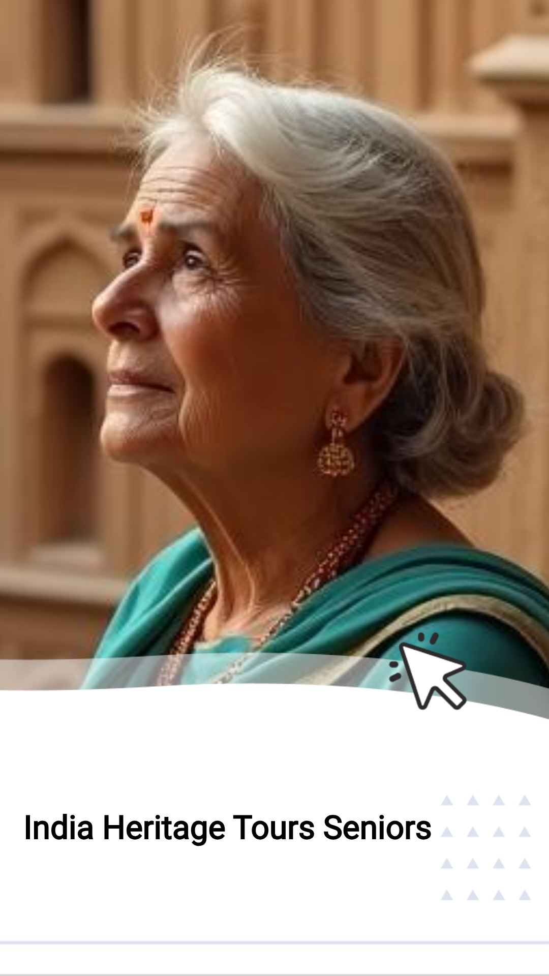 TrendingResults Path Facebook ad: India Heritage Tours Seniors!